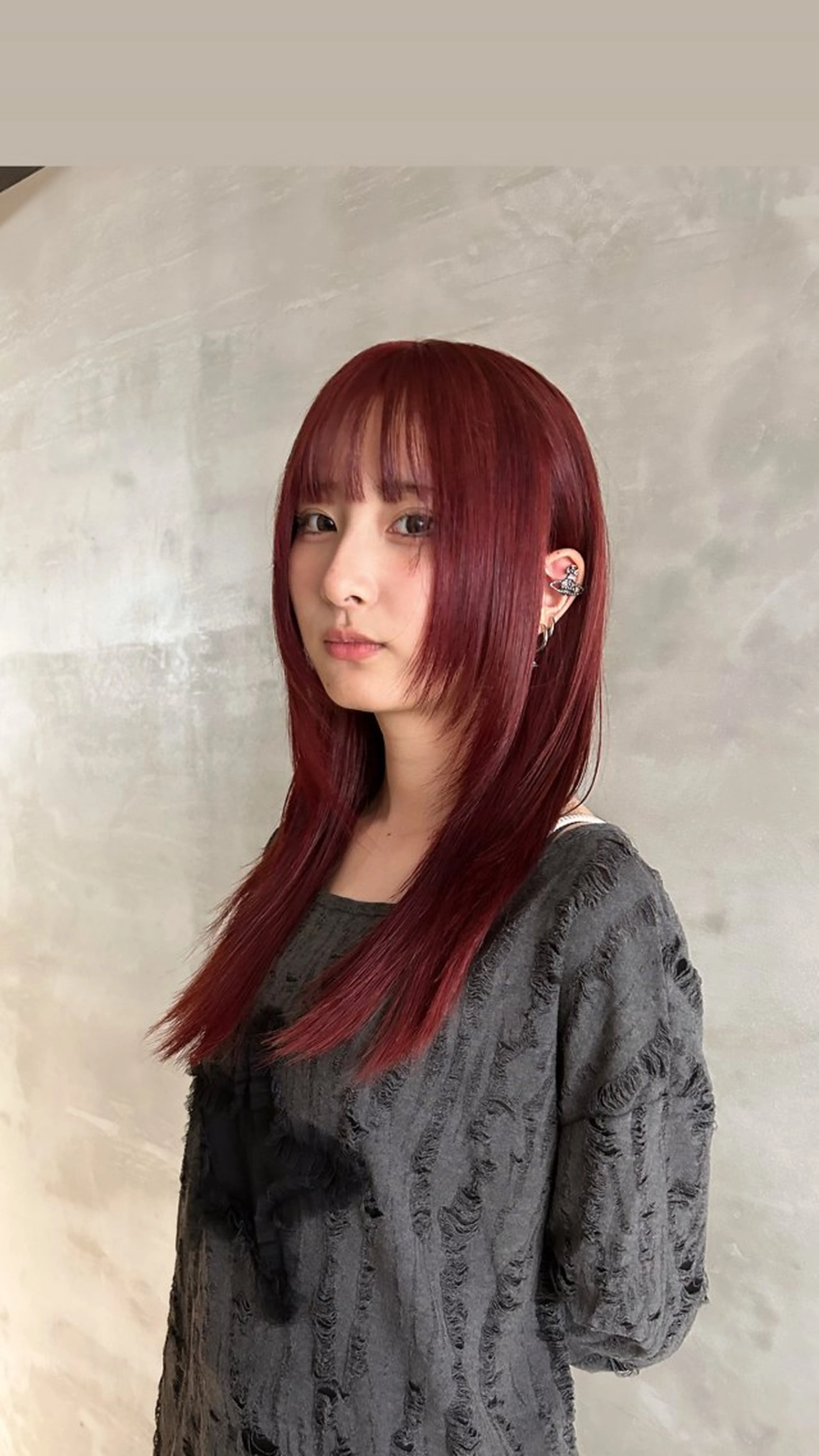 ロング カラー ヘアカラー タナカ カナ🫧のヘアスタイル