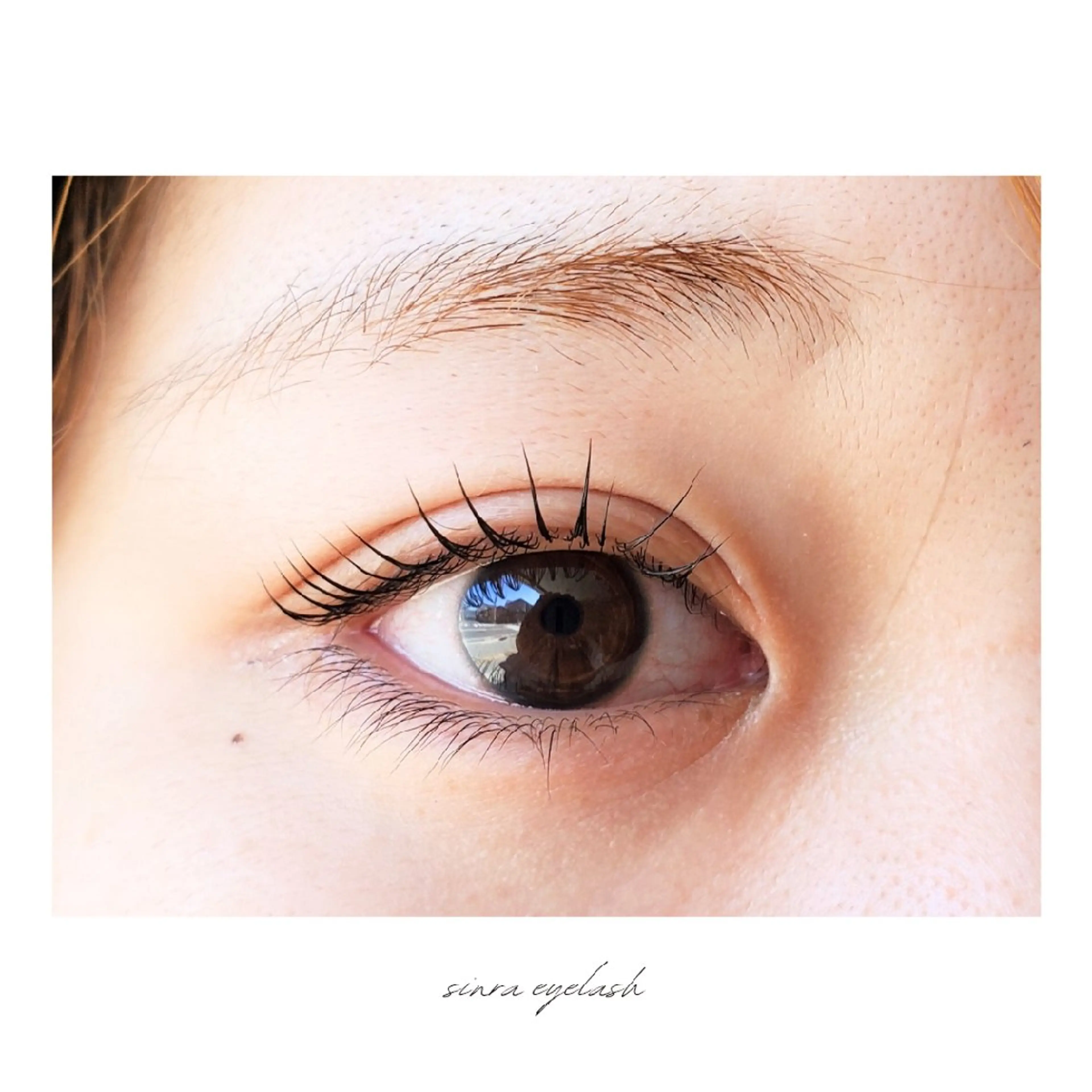 韓国風ティントトリートメントまつげパーマの写真