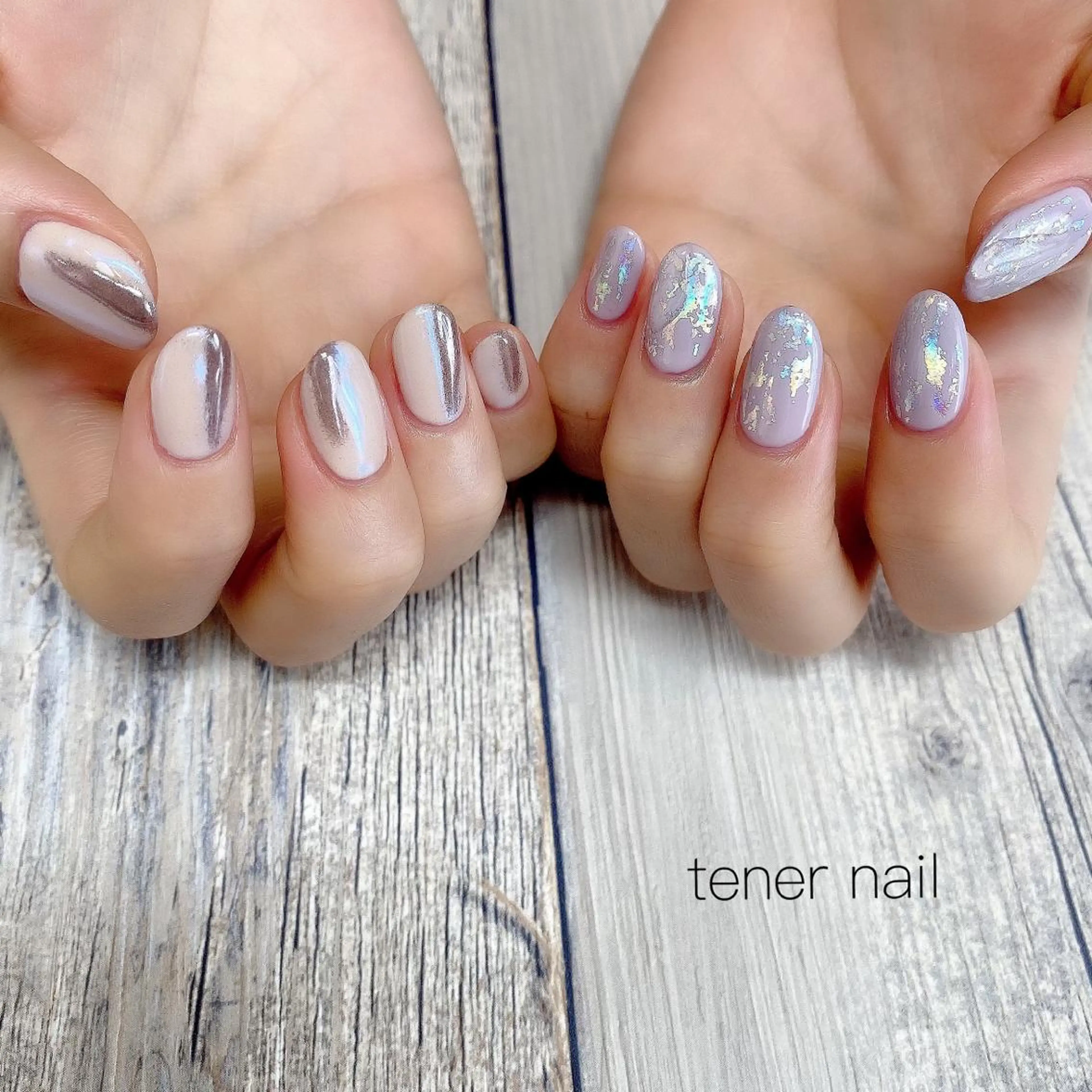 ネイル ニュアンスネイル パープル tener  nail  テネルネイル所属・テネルネイル tener nailのネイルデザイン