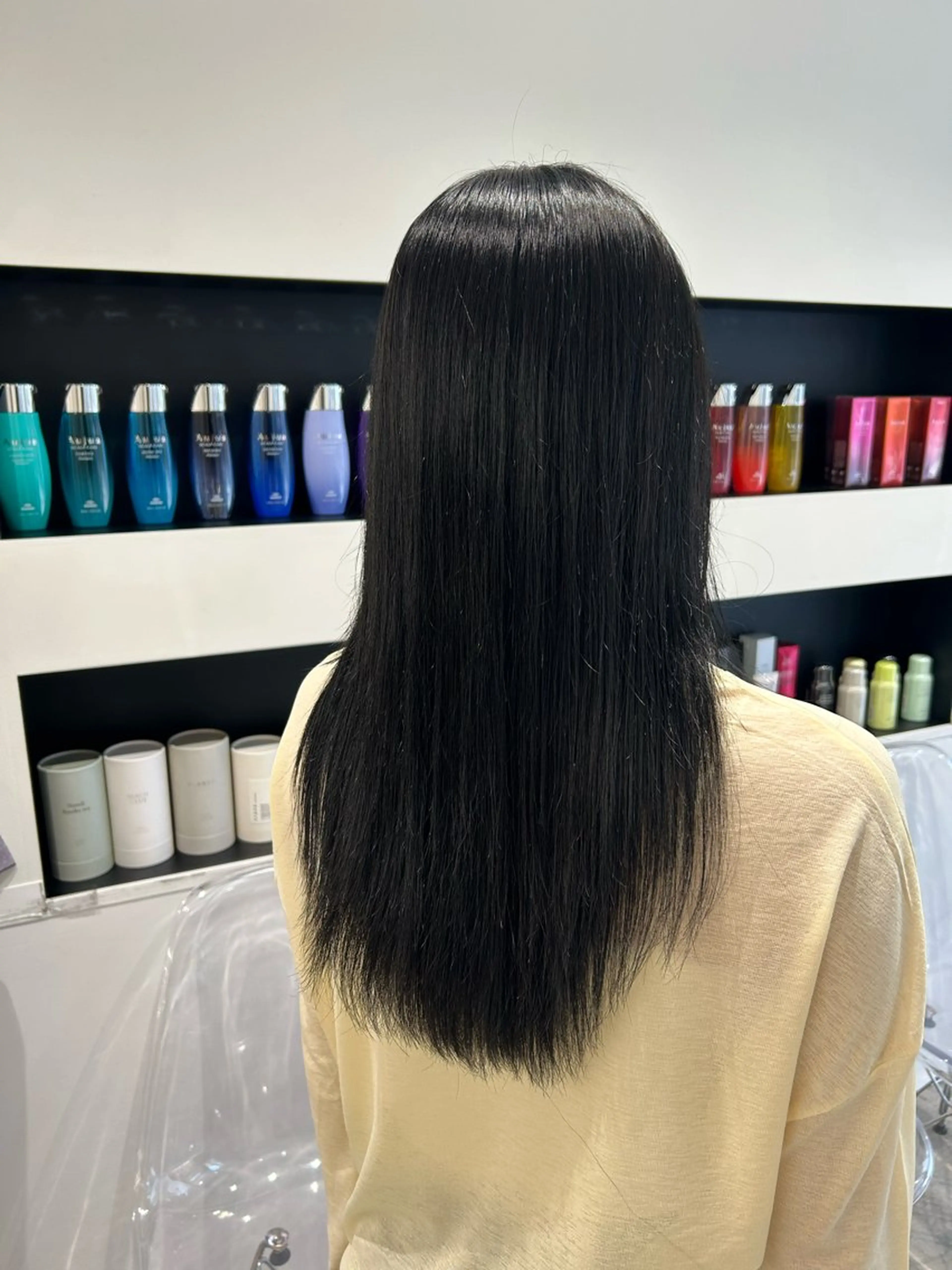 ロング ヘアカラー トリートメント himari💜 ハイトーンカラーのヘアスタイル