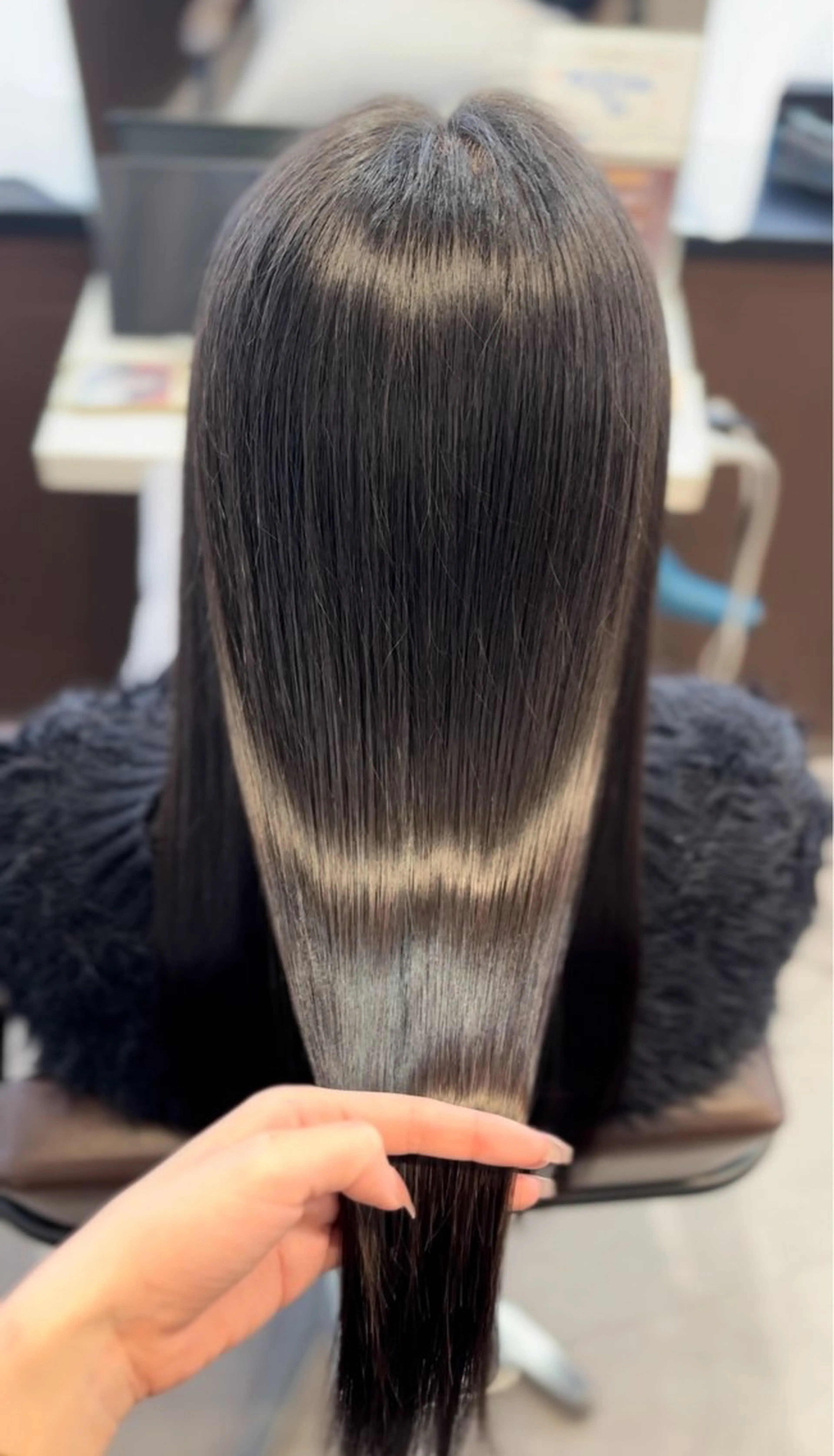 ロング カット 縮毛矯正 梅田/髪質改善× 艶カラー💎miyuのヘアスタイル