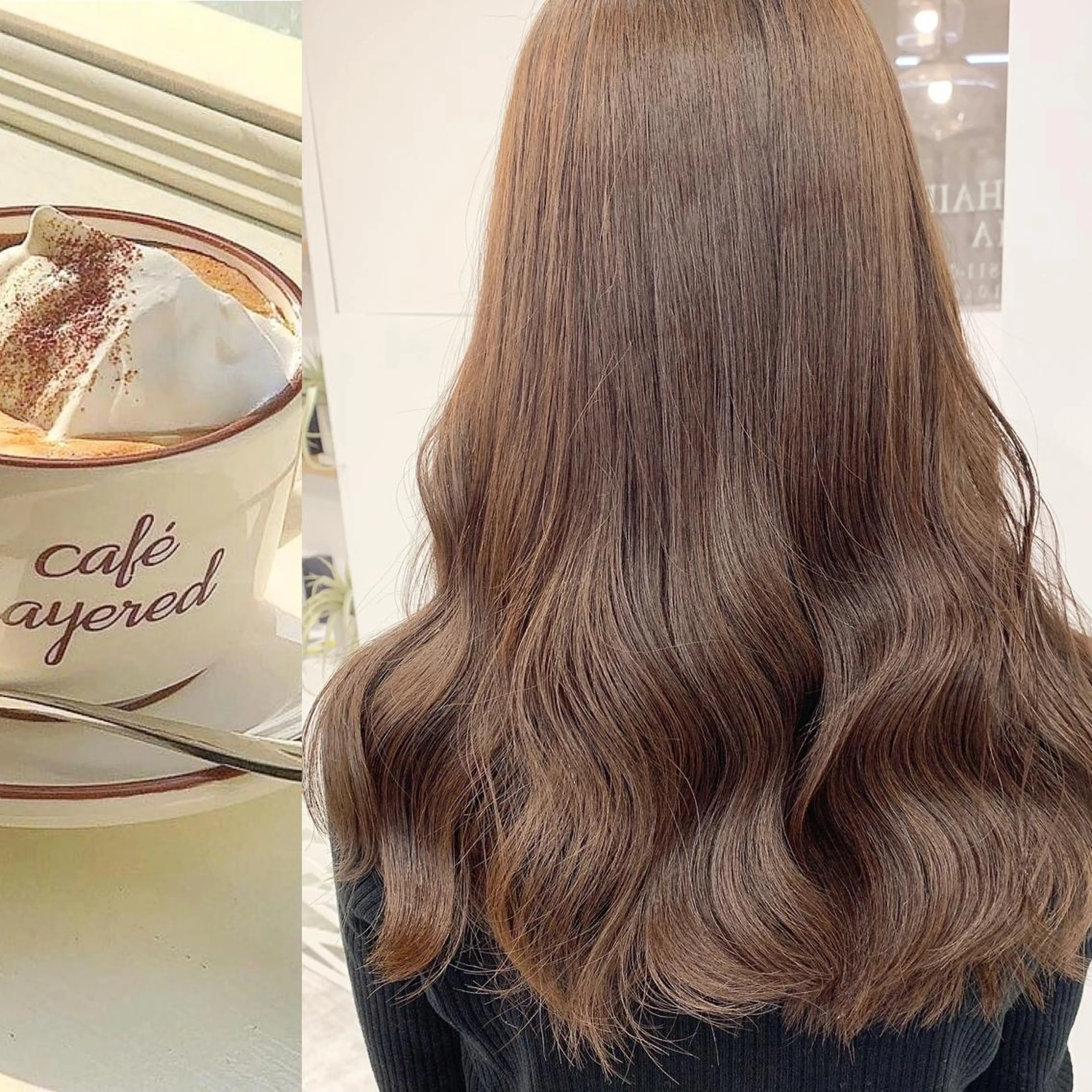 ロング レイヤー×グレージュ /ピンク🩷mioのヘアスタイル