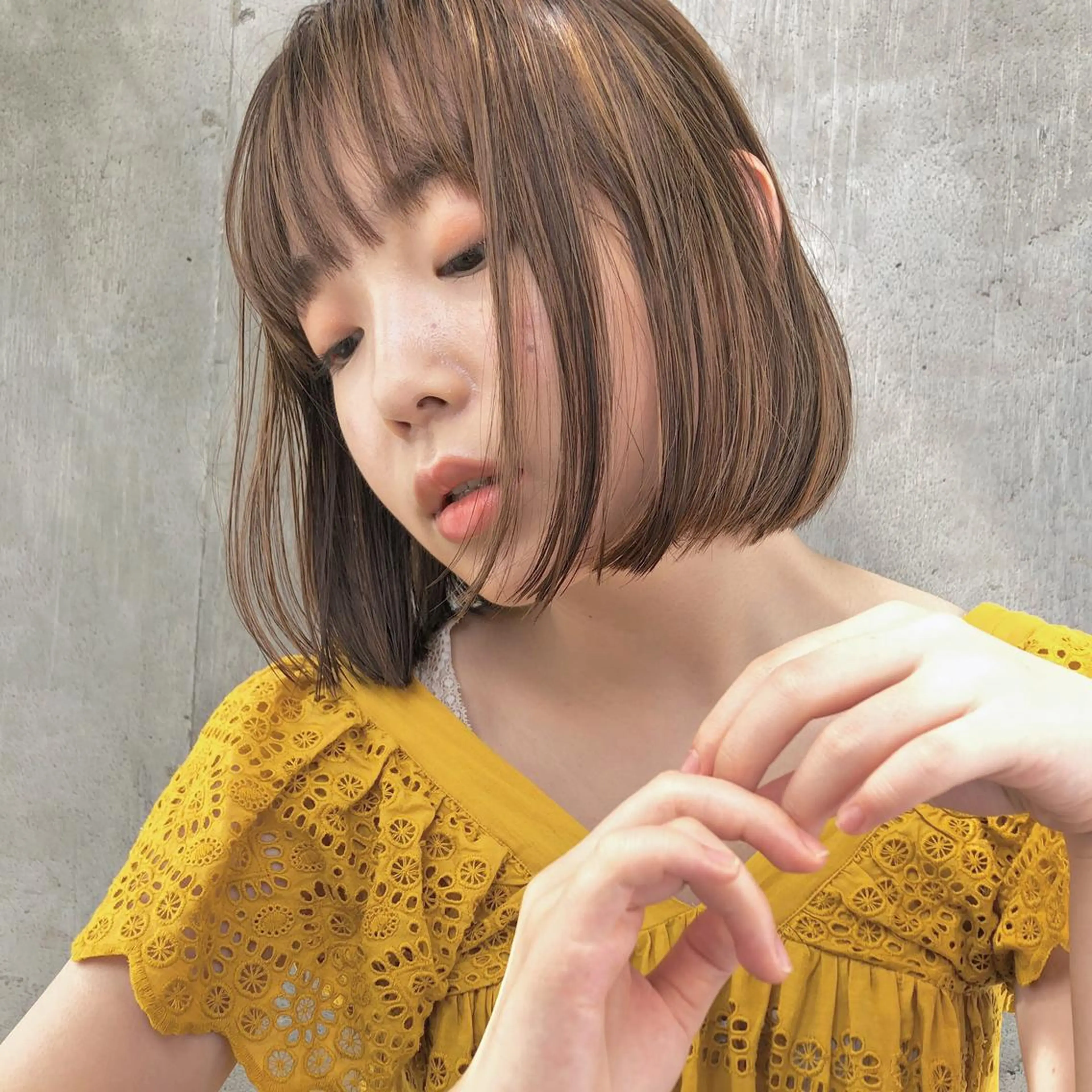 ショート カラー パーマ 【ダメージレス施術】 【透明感】北村 拓也のヘアスタイル