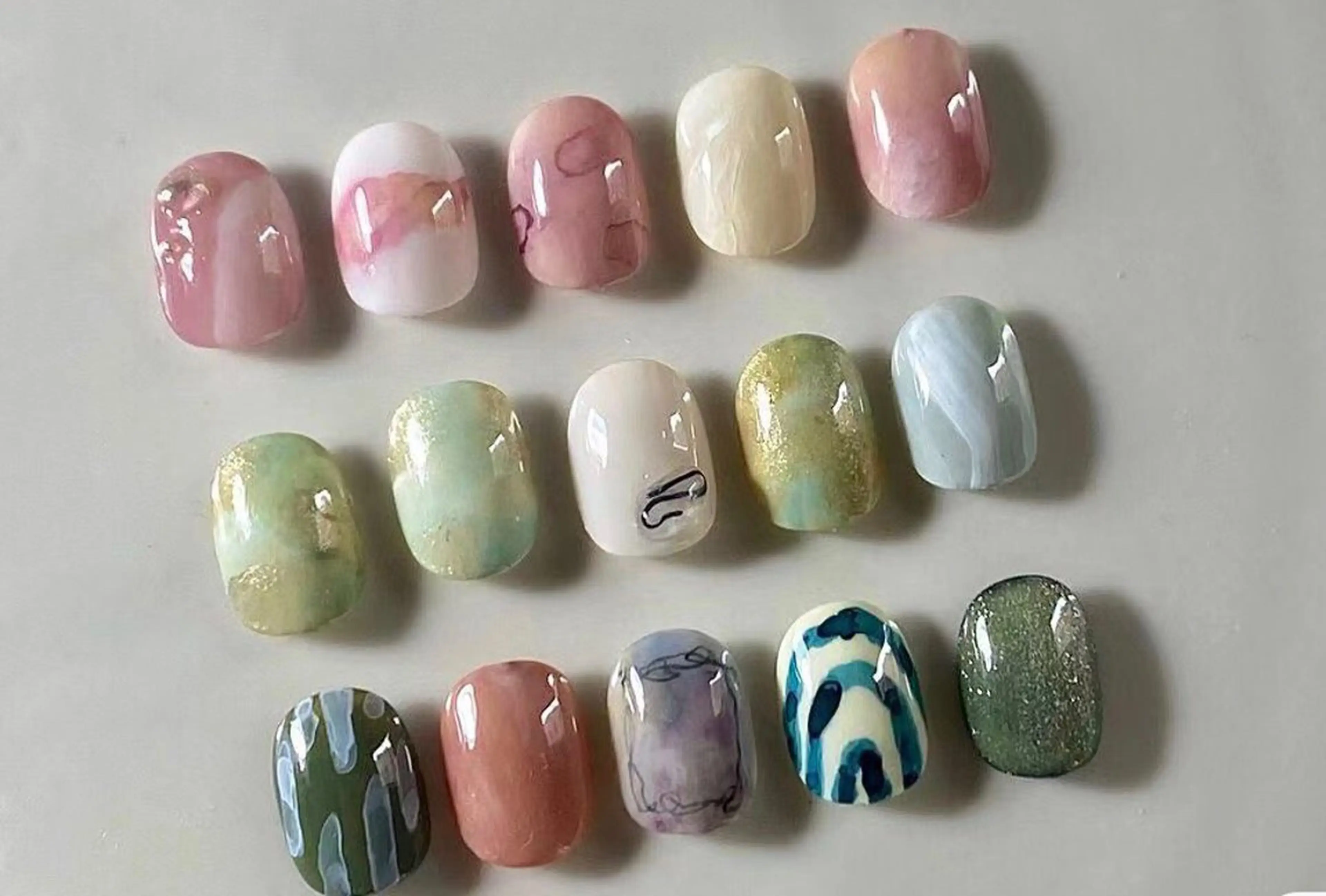 ネイル ニュアンスネイル enju0422所属・谷口 雪のネイルデザイン