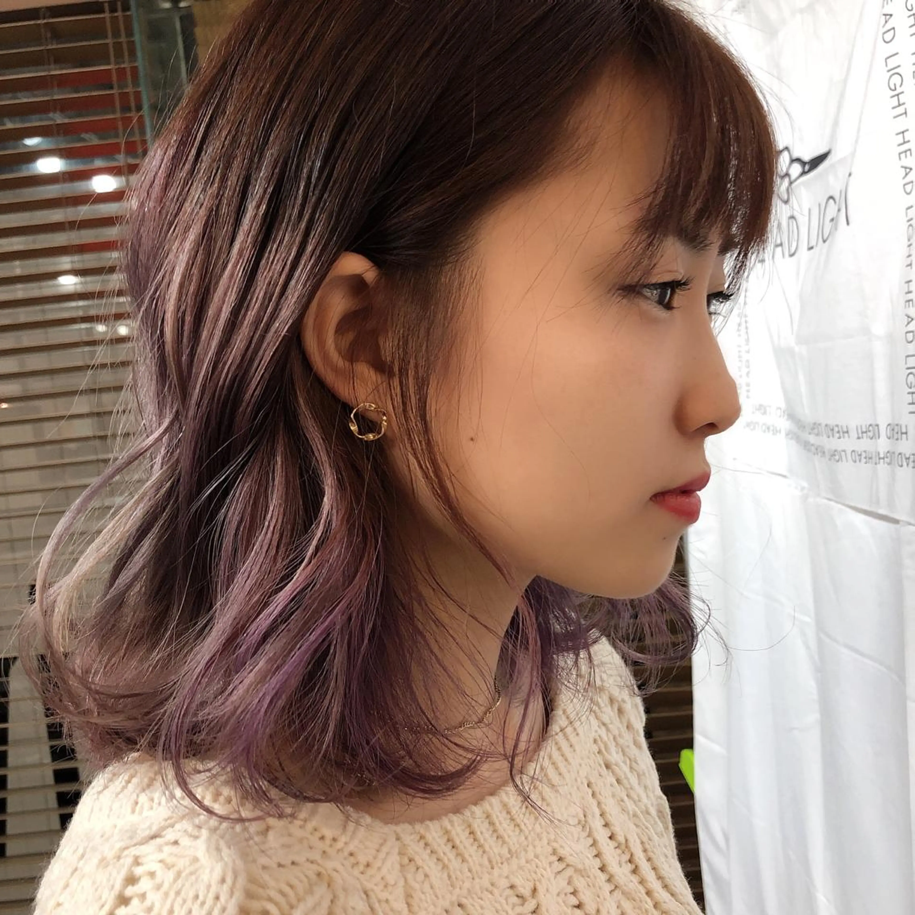 ミディアム 韓国美容室出身 🌹Sana/梅田のヘアスタイル