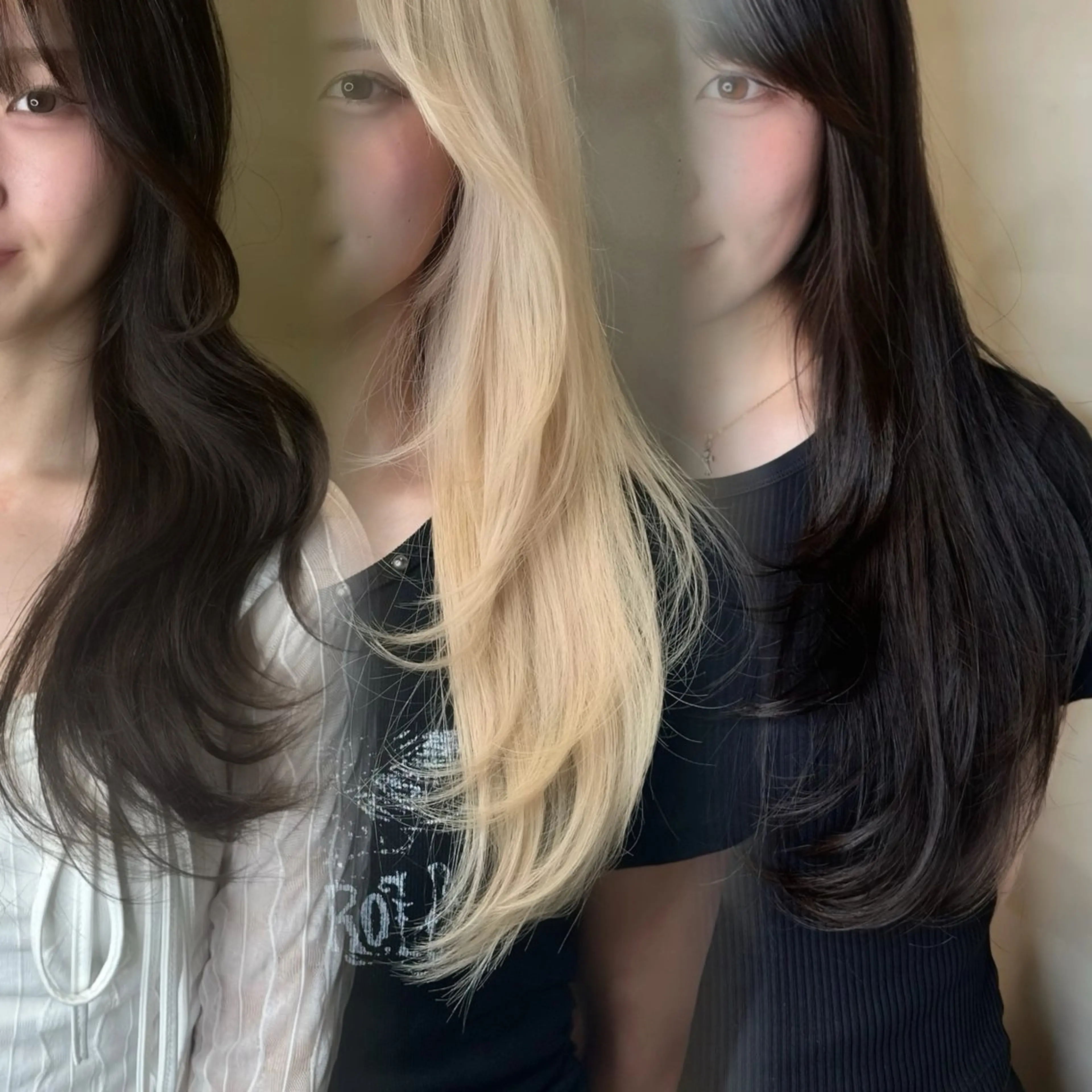 ロング カット トリートメント aimu/レイヤー/ カラー/髪質改善のヘアスタイル