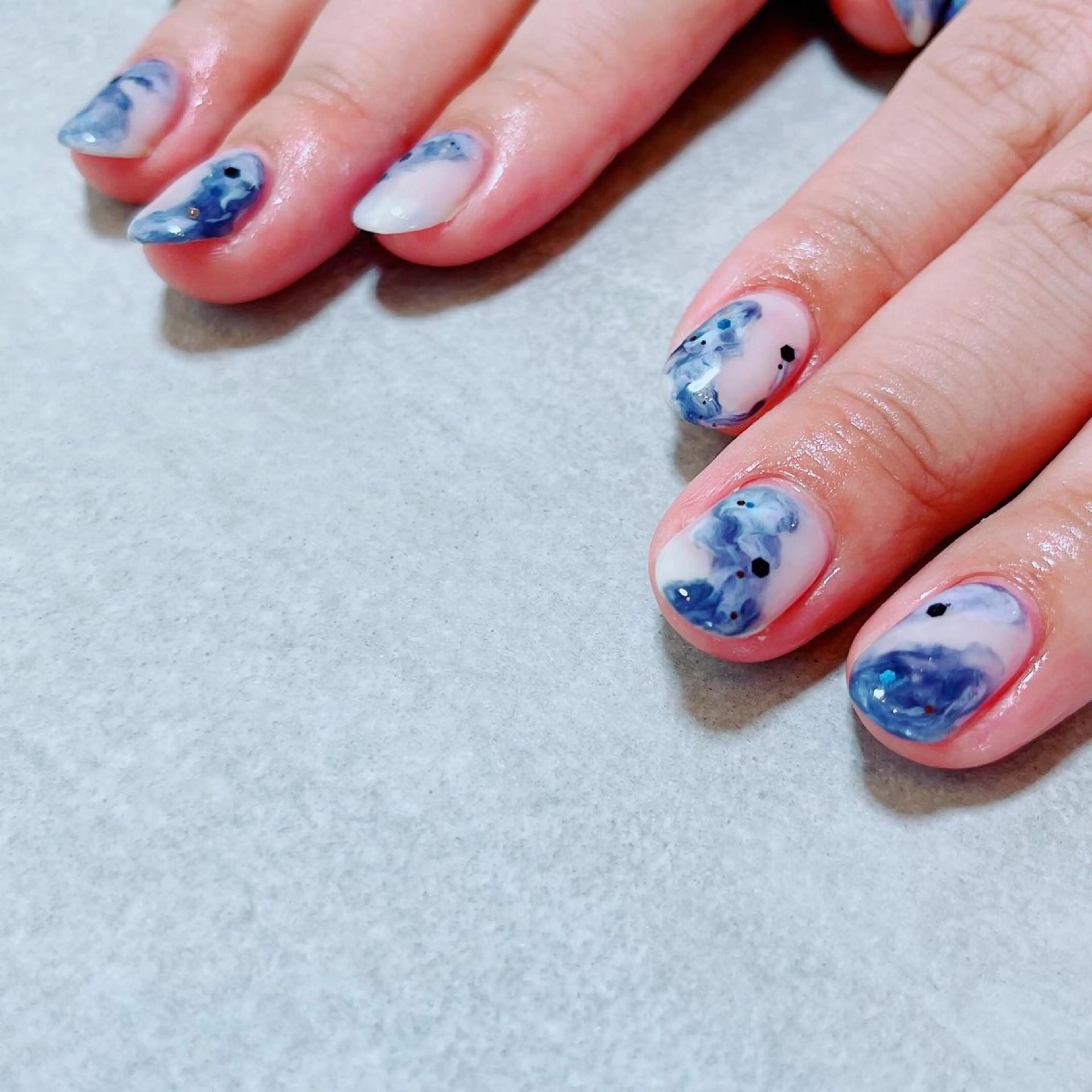 ネイル ニュアンスネイル ハンドネイル ruirui.naildesign所属・RUI ☆のネイルデザイン