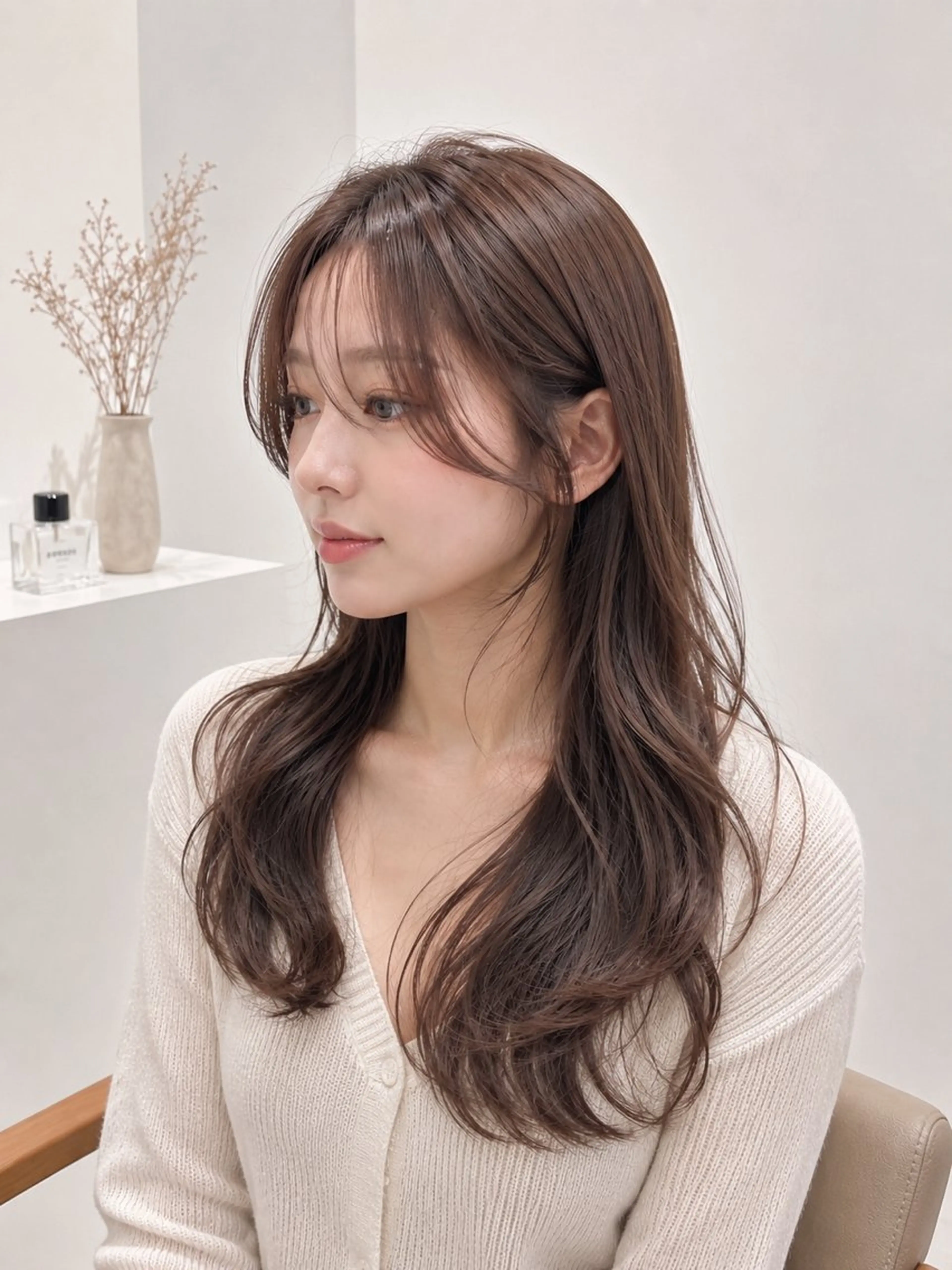 ロング カット ヘアカラー 艶カラー /顔周り◎ 小川泰輝🫧のヘアスタイル