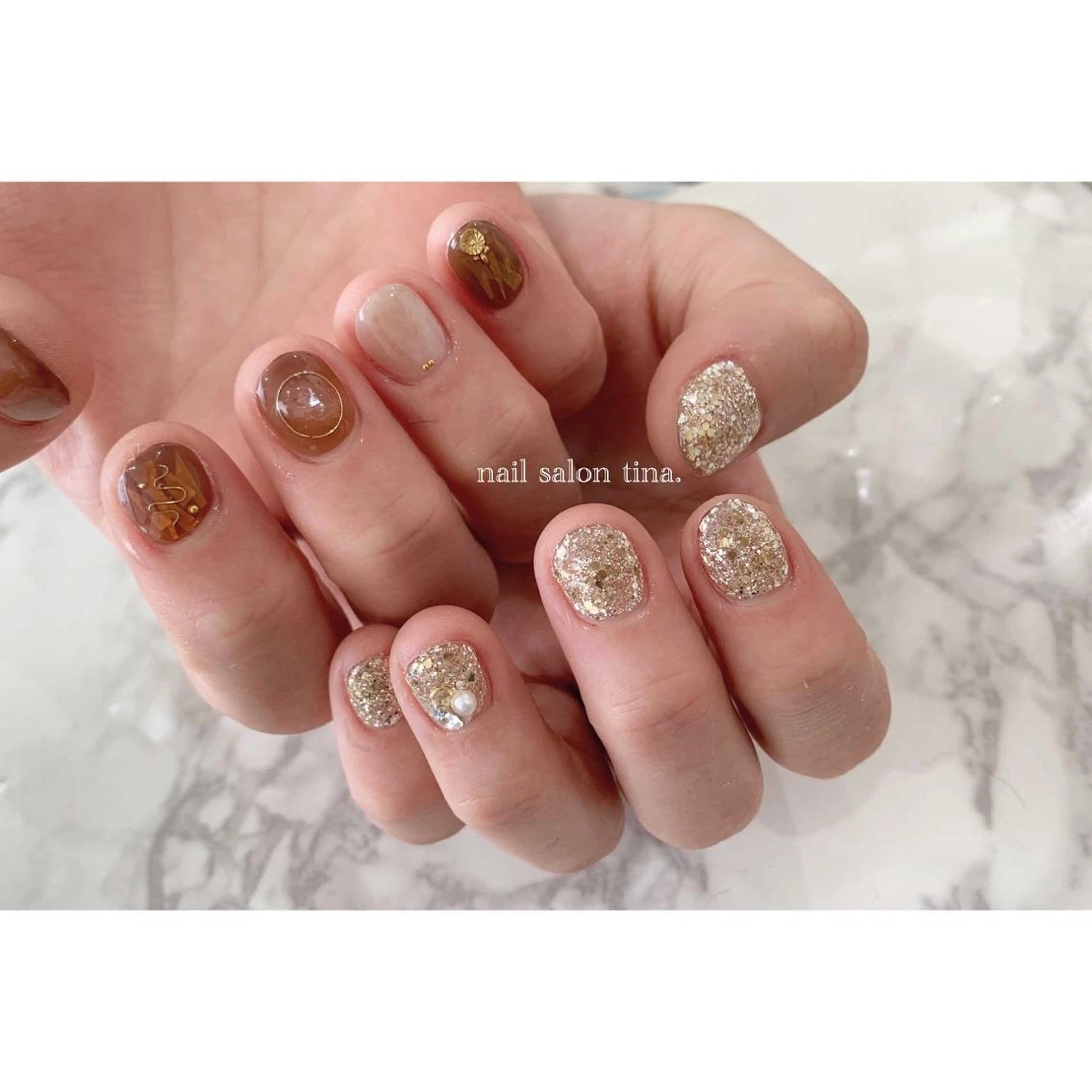 ネイル nail salon tina.所属・中山 はづきのネイルデザイン