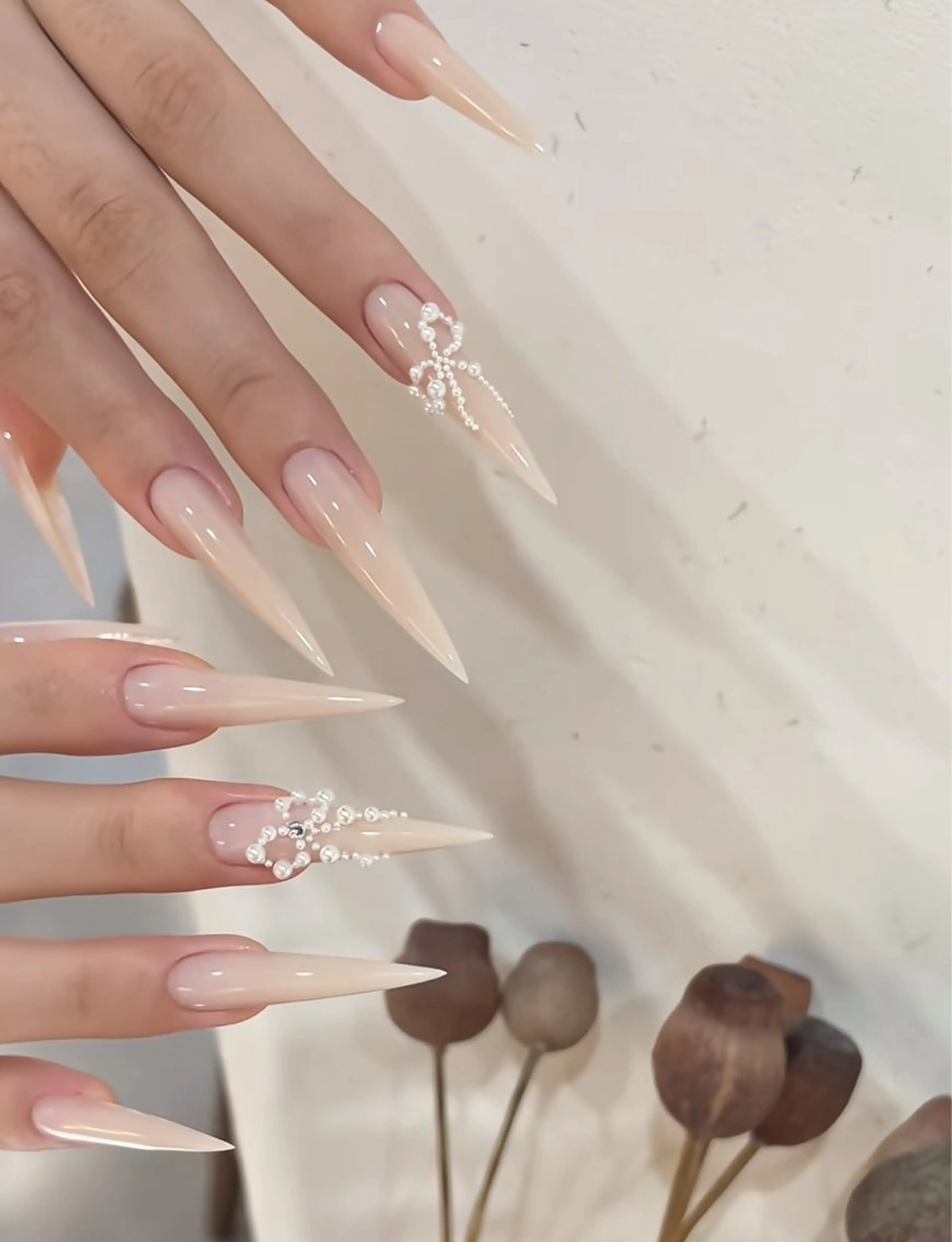 ネイル ハンドネイル 長さだし専門店 M2　rikaのネイルデザイン