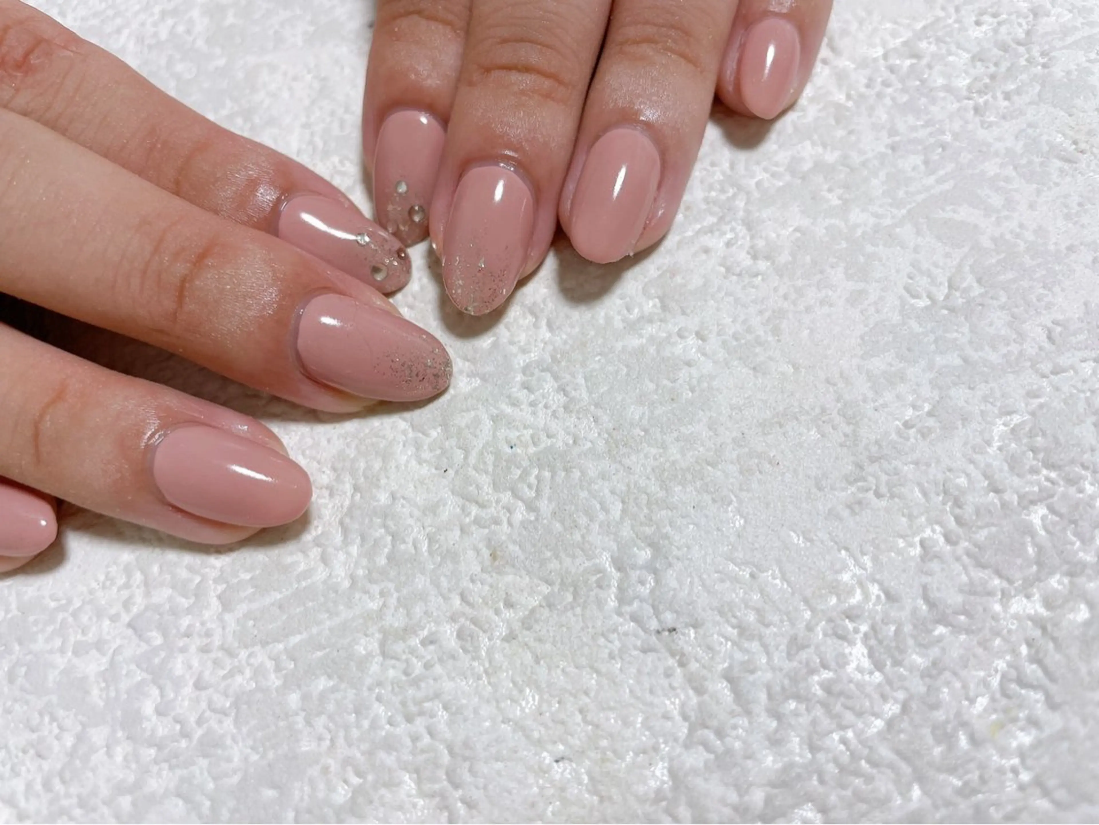 ネイル ジェルネイル メンズネイル ワンカラーネイル パラジェル シンプルネイル kiki nail たまプラーザのネイルデザイン