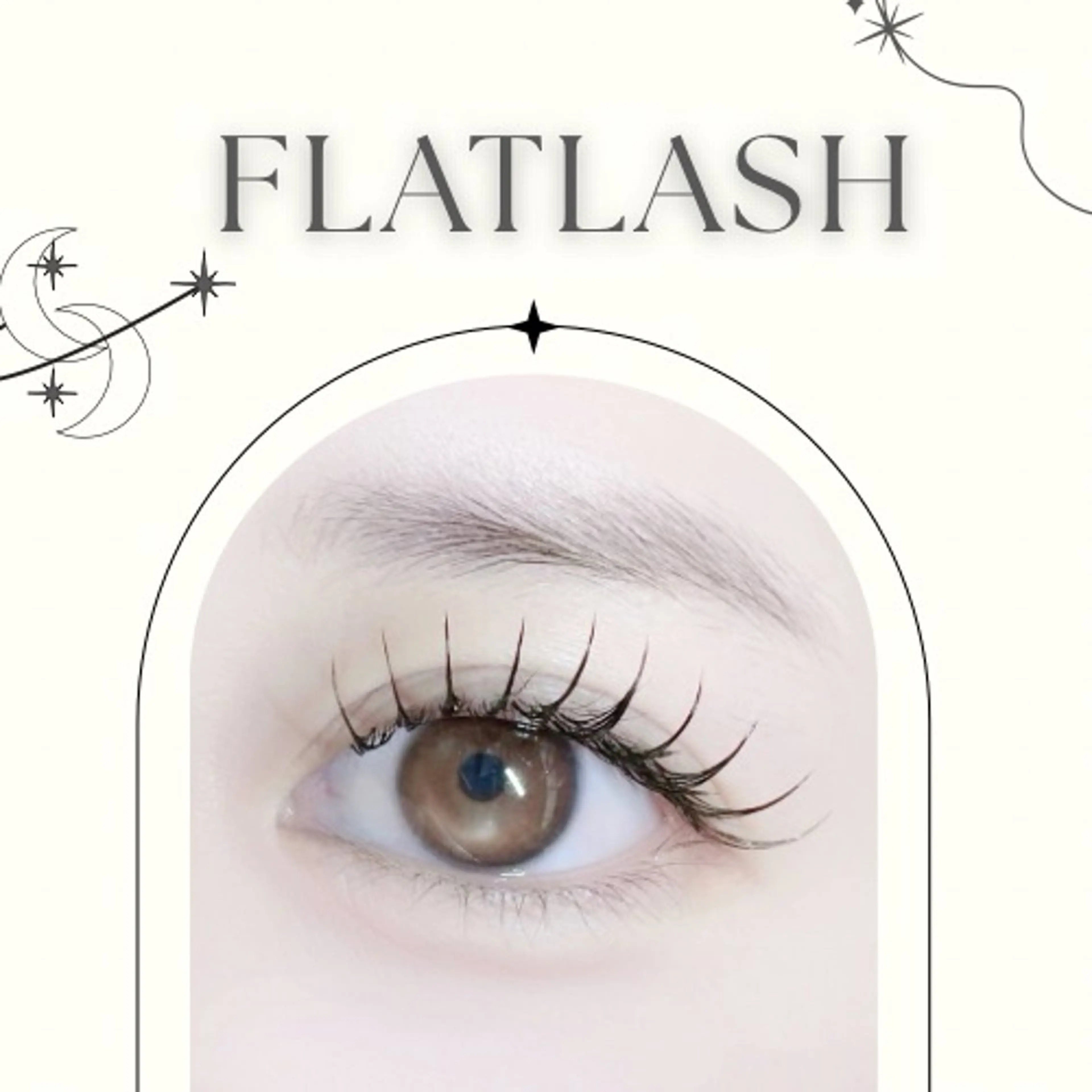 束感フラットラッシュ100本(オフ込み)の写真