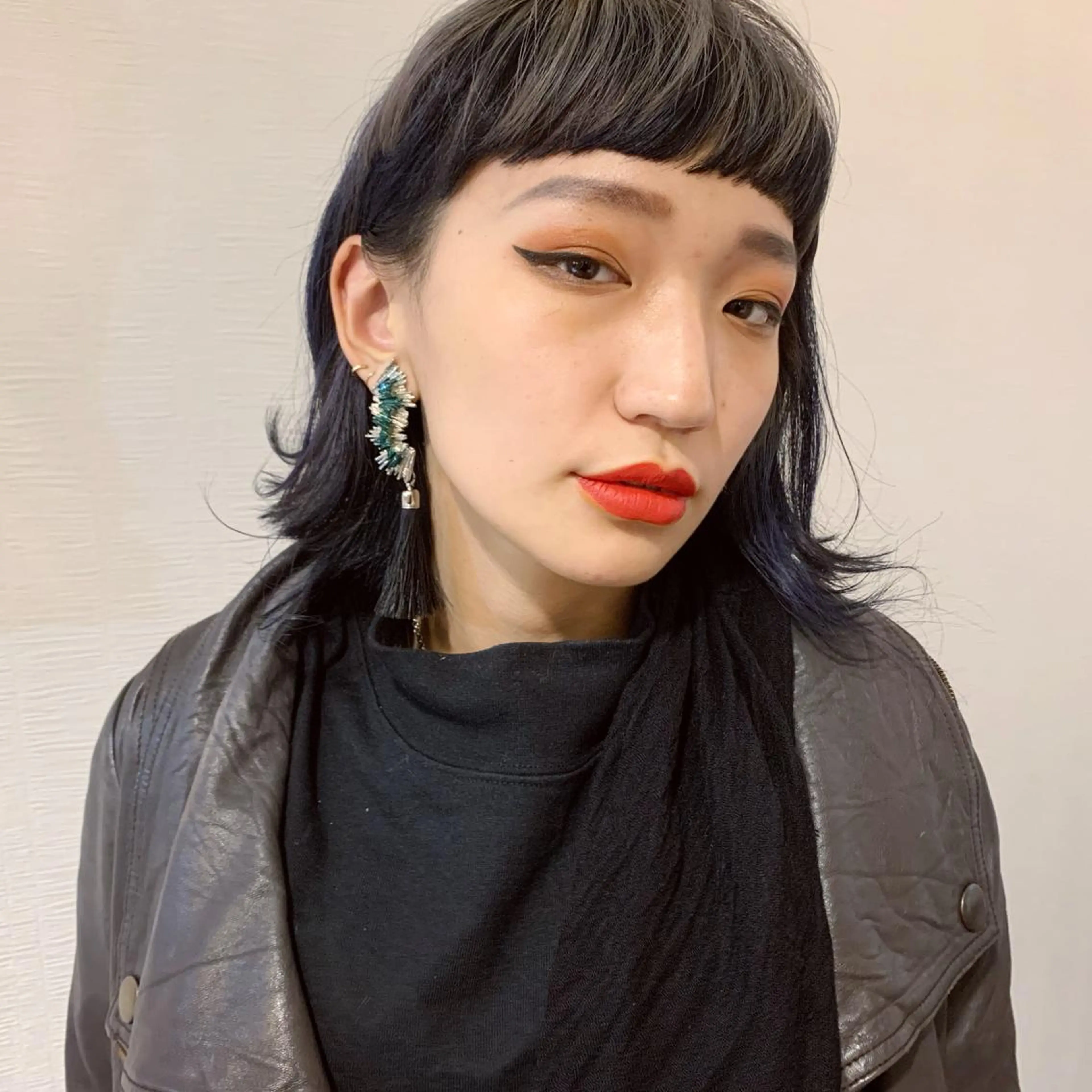 前髪カットの写真