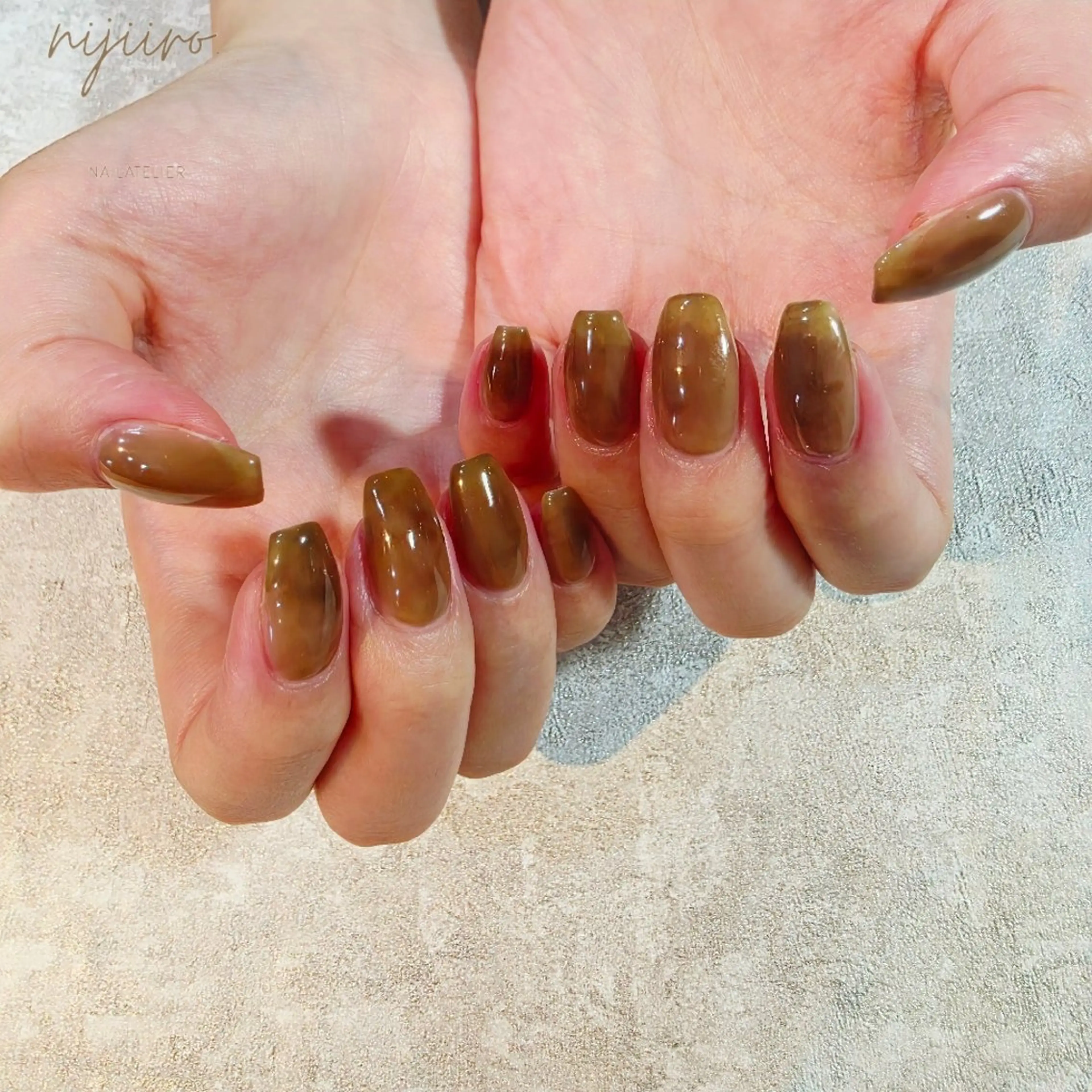 ネイル ハンドネイル nailatelier nijiiro.所属・nijiiro🌈 サトウのネイルデザイン