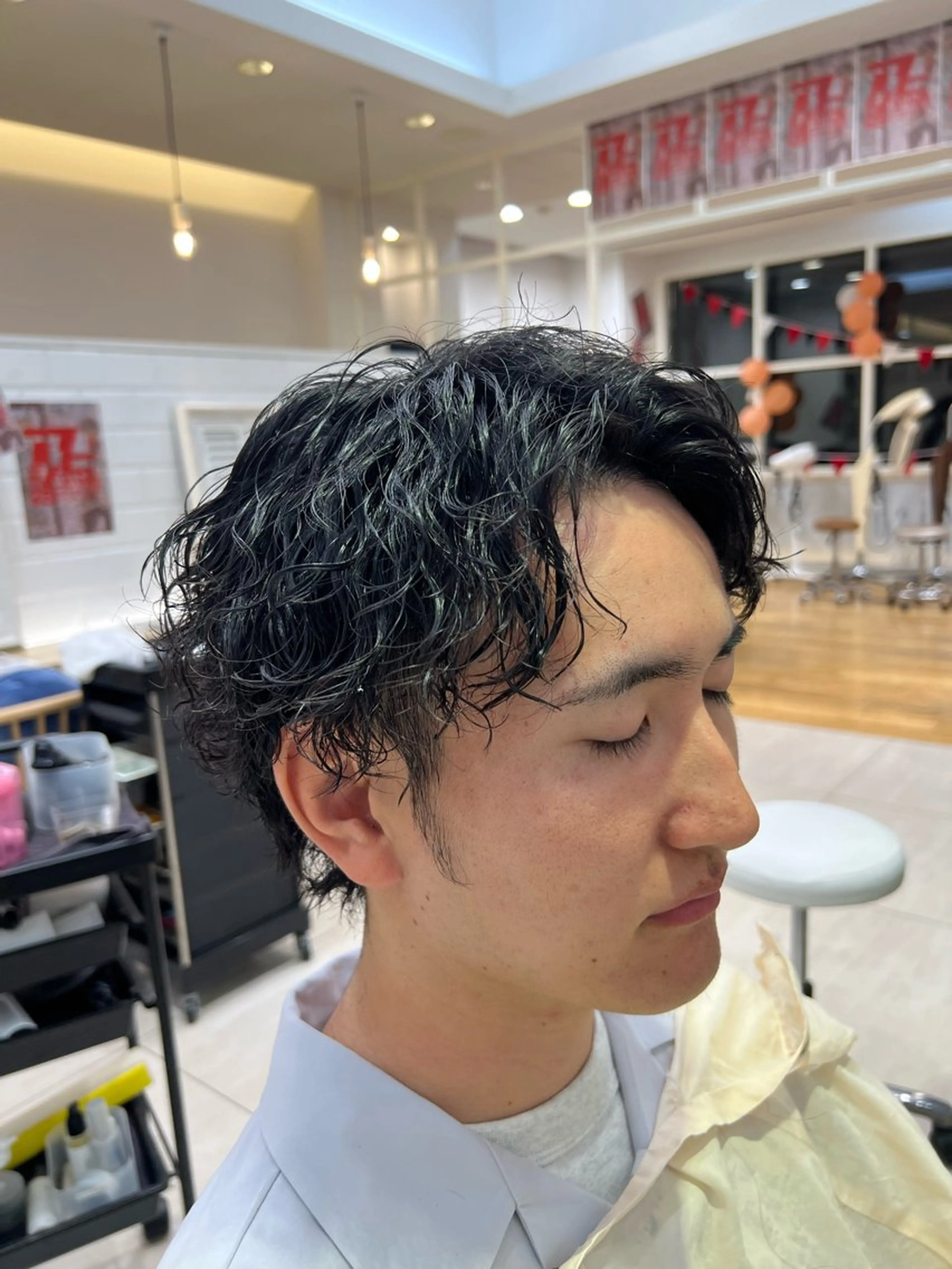 ショート ケンシロウ メンズパーマ特化⭕️のヘアスタイル