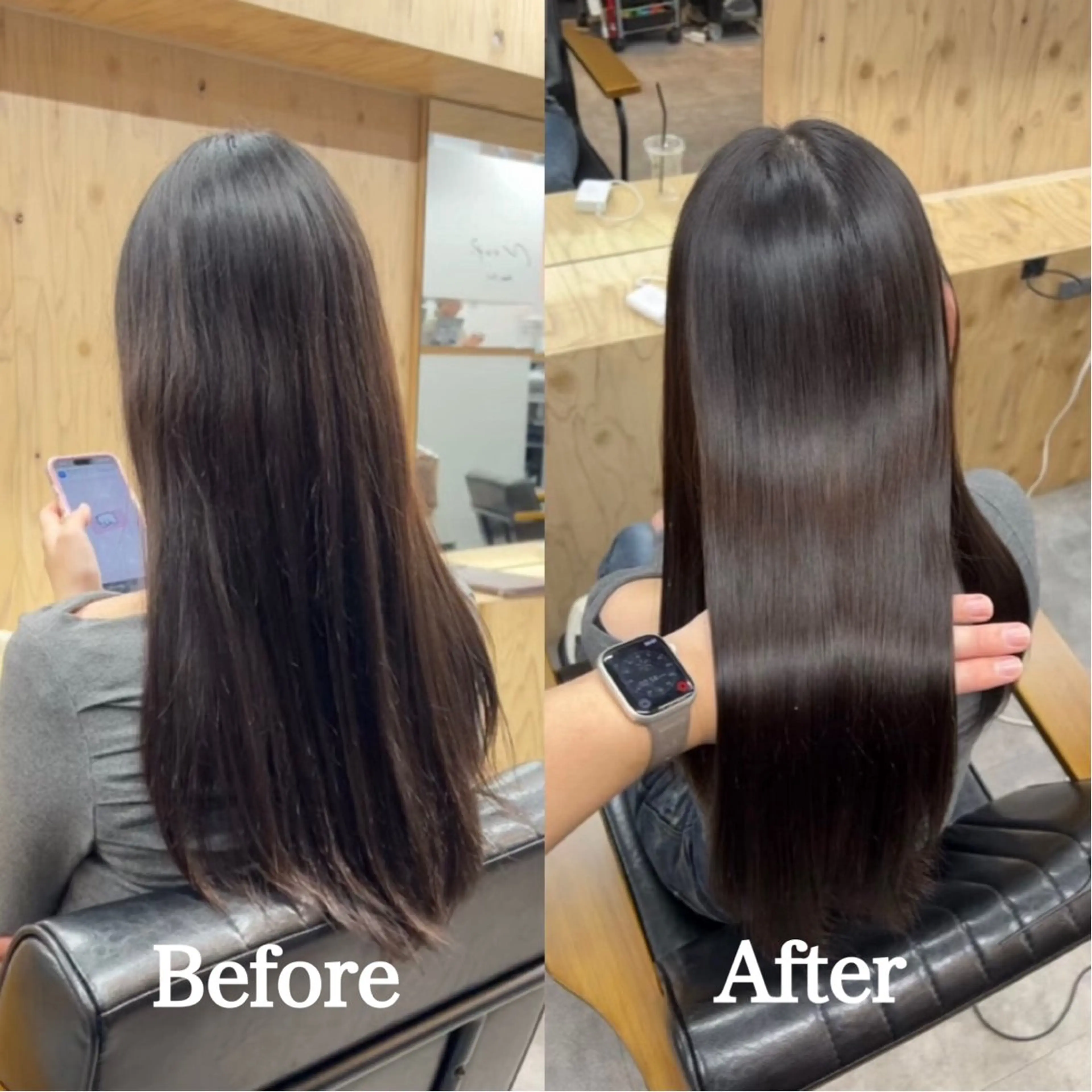 ロング 縮毛矯正 縮毛矯正 トリートメント 縮毛矯正/髪質改善 /nuup岩田のヘアスタイル