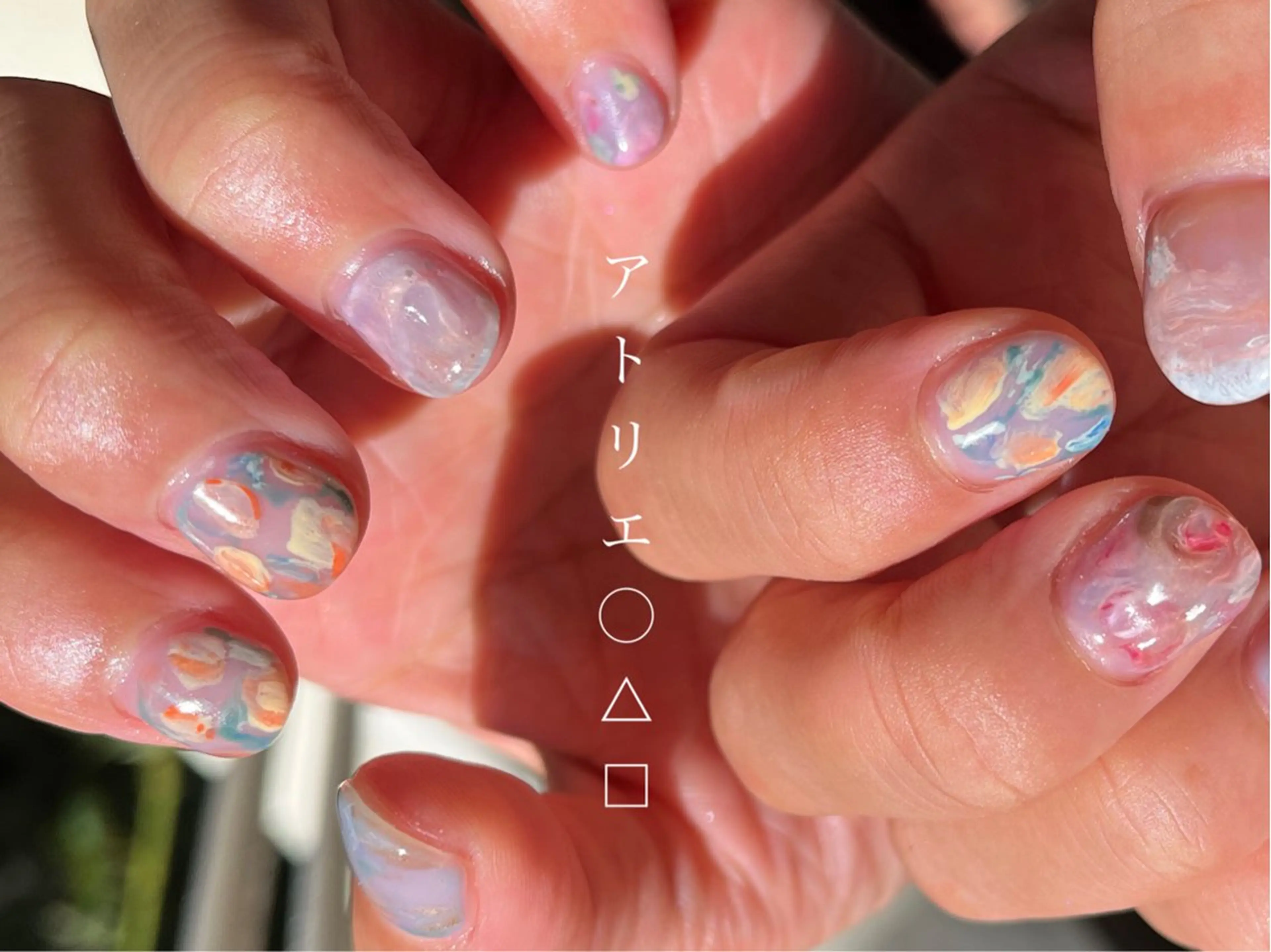 ネイル ハンドネイル アトリエ ○△□のネイルデザイン