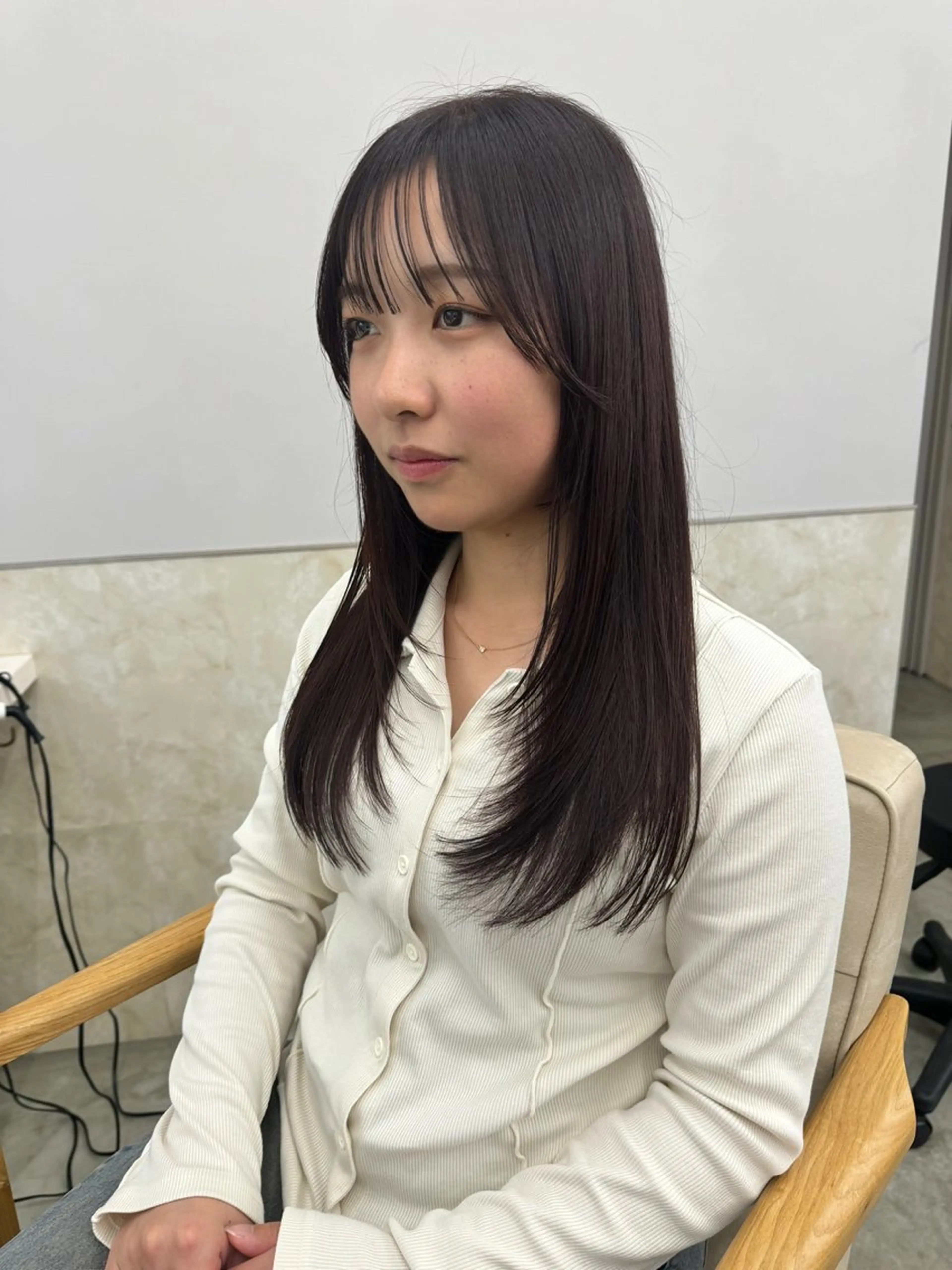 セミロング レイヤーカット ボブ美容師💛 AYUMIのヘアスタイル