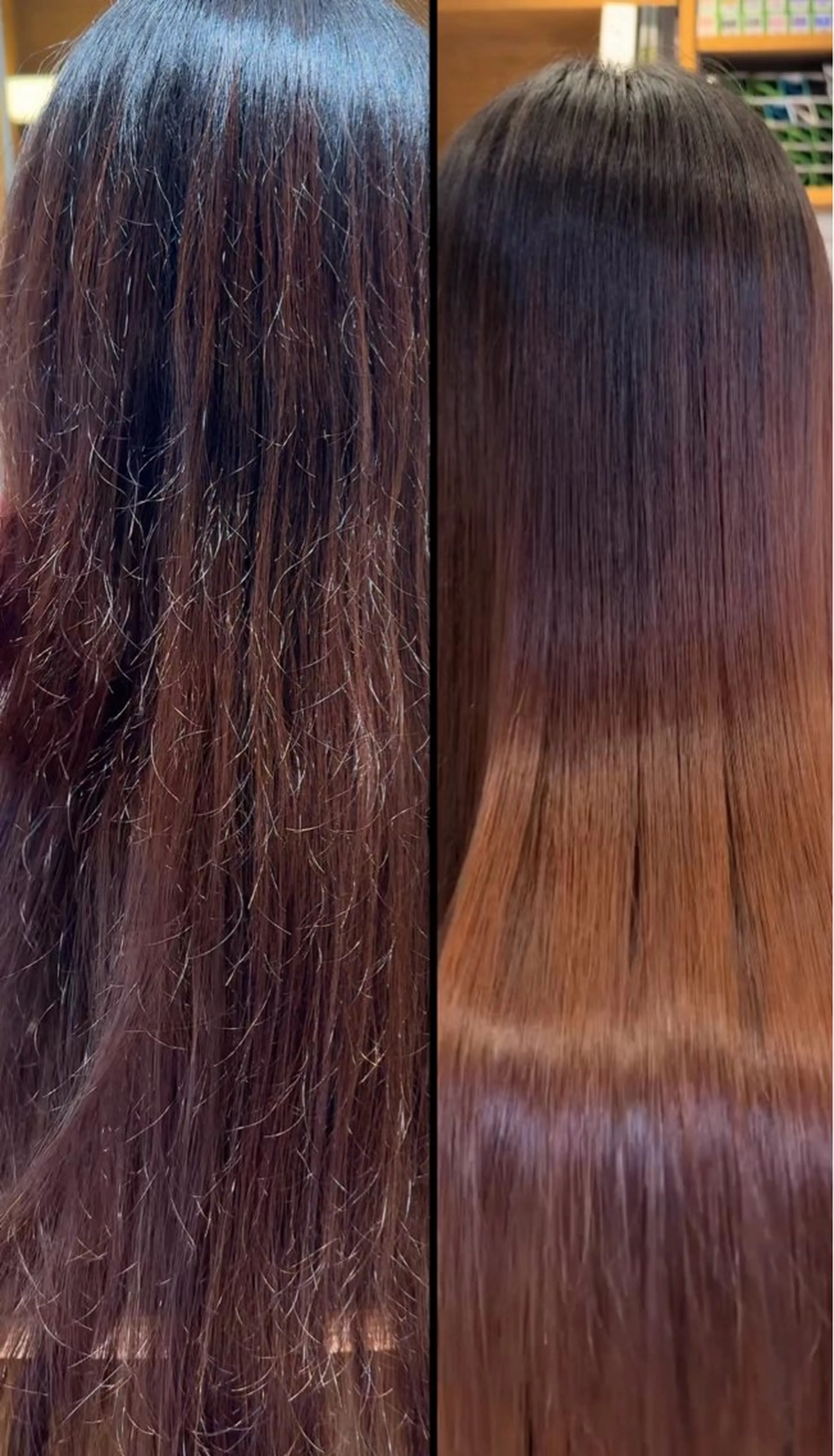 ロング カット 縮毛矯正 名駅/髪質改善 /ストレートEndoのヘアスタイル