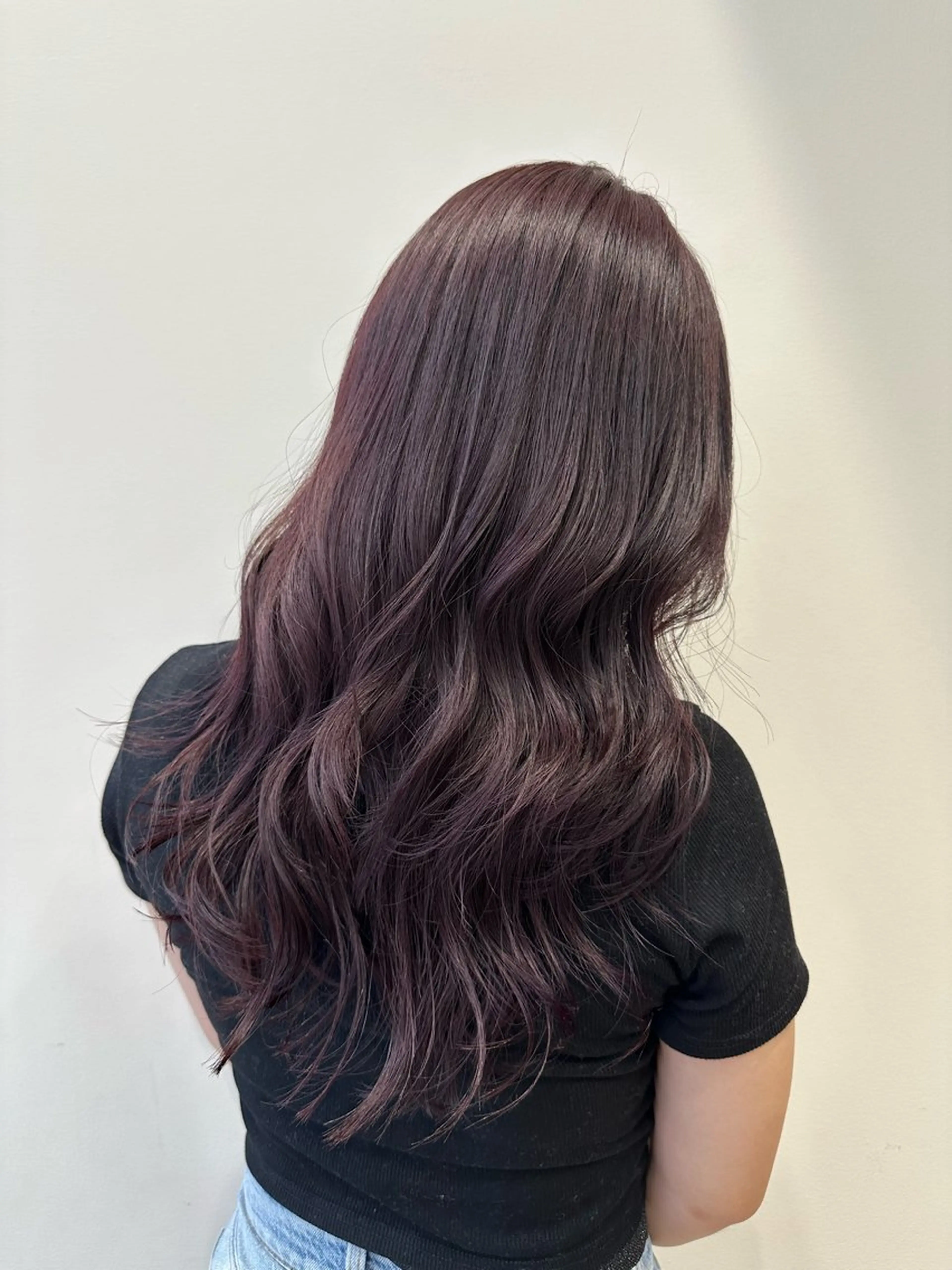 カラー ラベンダーカラー ピンクカラー ピンクラベンダー ヘアカラー トリートメント 艶髪/ブリーチなし Wカラー🌺yuiのヘアスタイル