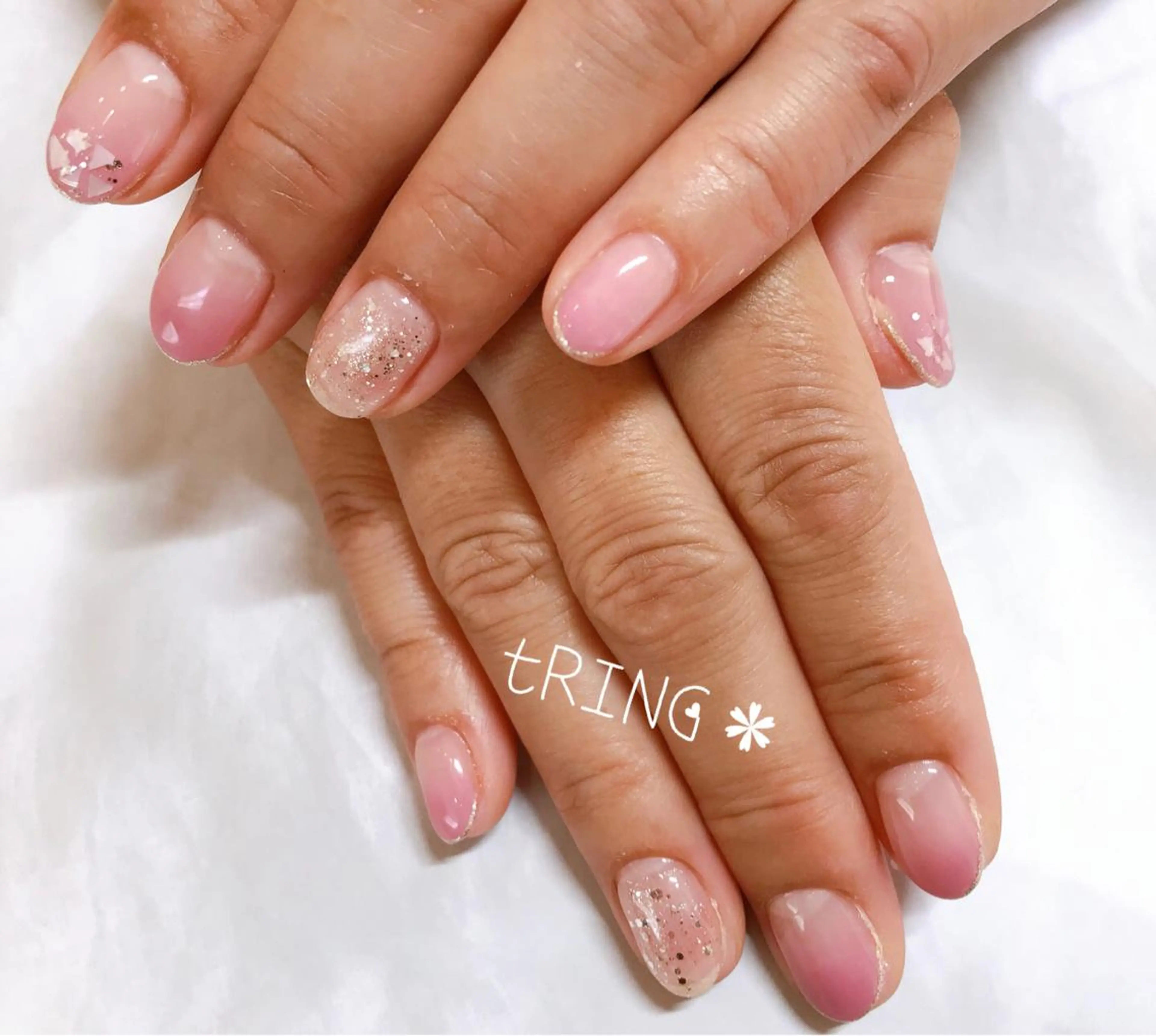 ネイル ハンドネイル tRING＊ しいの木台のネイルデザイン