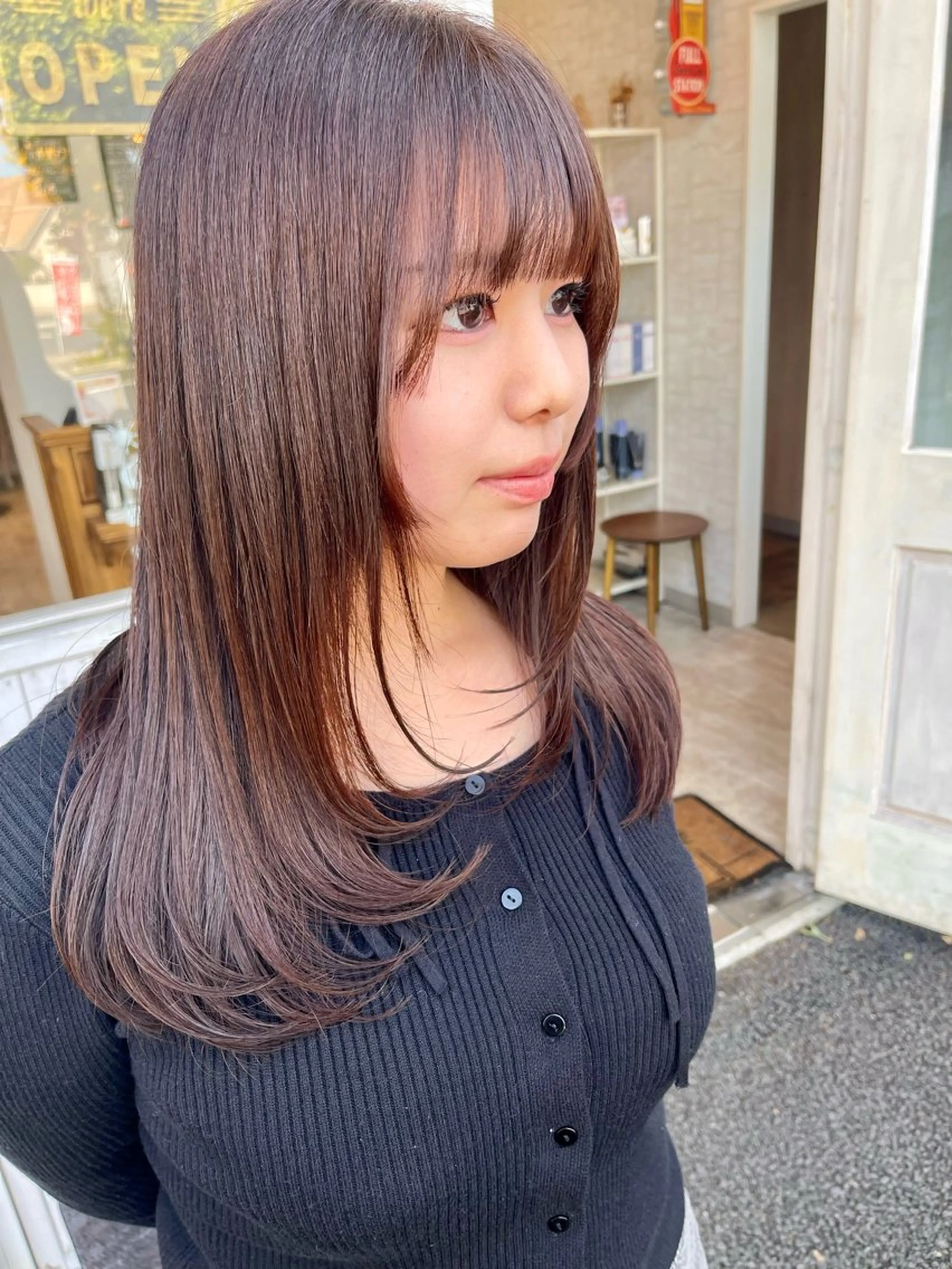 ロング カット ヘアカラー トリートメント 🍭透明感カラー 志賀拓海🍬🌈のヘアスタイル