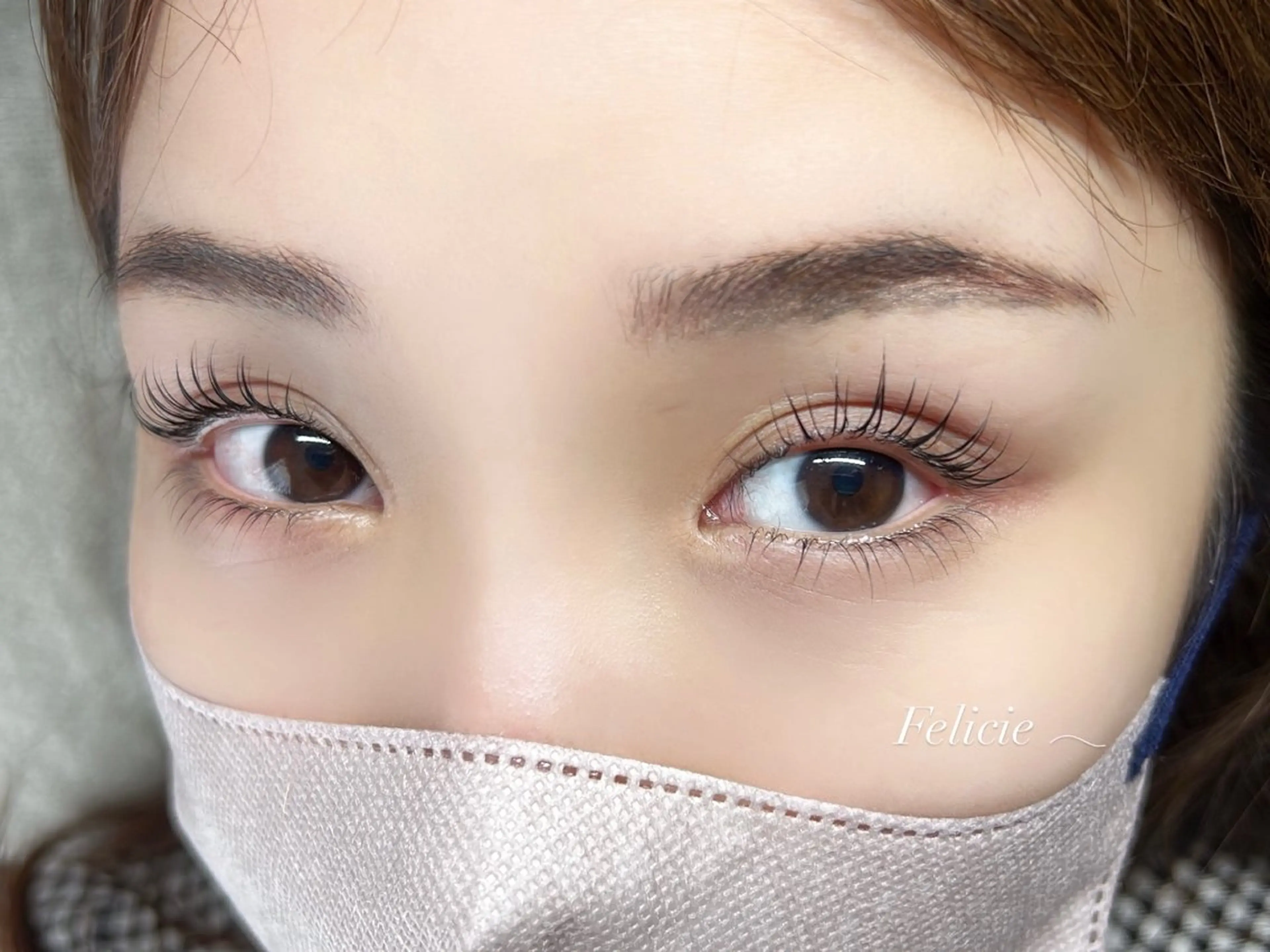マツエク・マツパ 下まつげエクステ 一重×まつ毛パーマ マツパ Felicie＊ Sayakaのマツエク・マツパデザイン