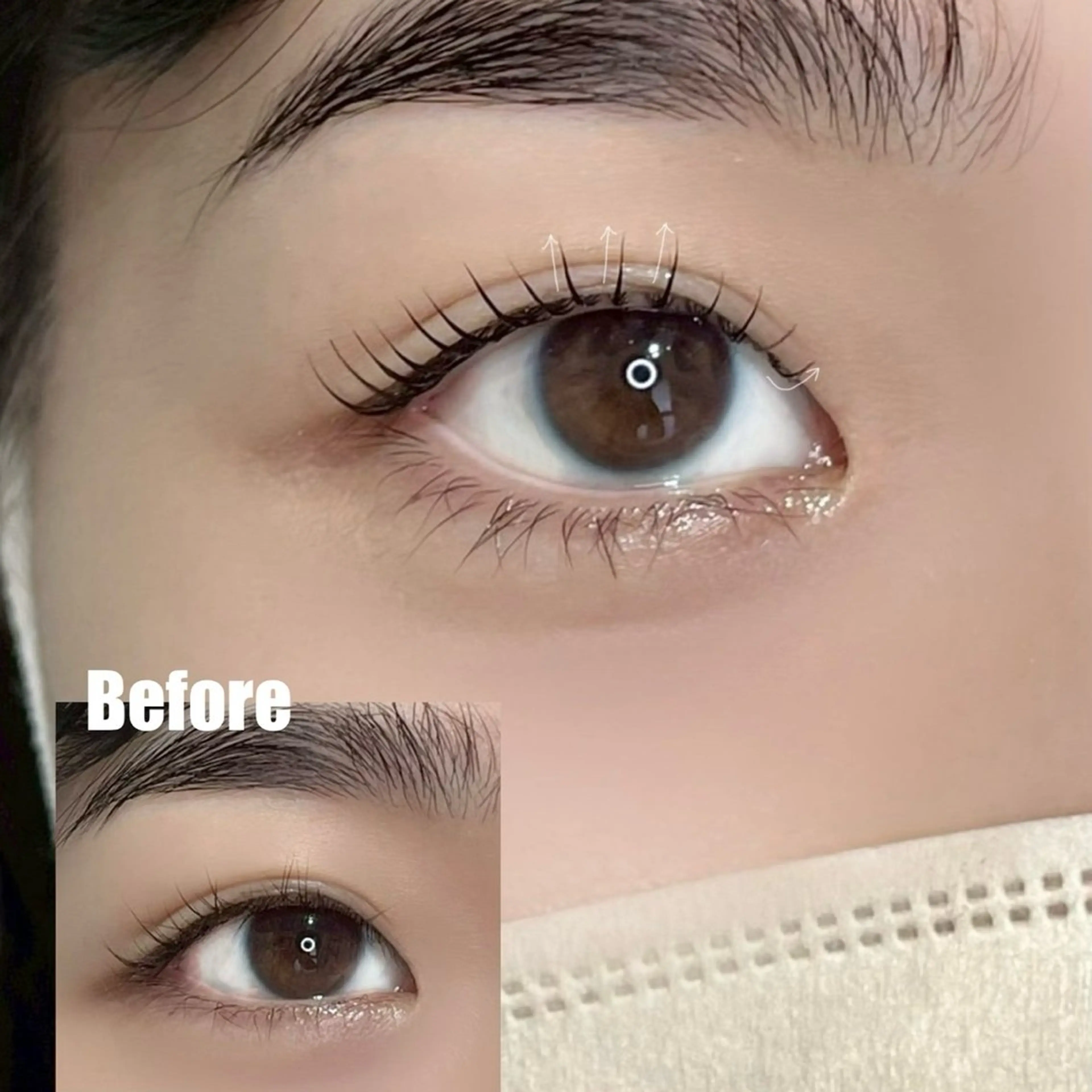 マツエク・マツパ Luna  Brow SYURIのマツエク・マツパデザイン