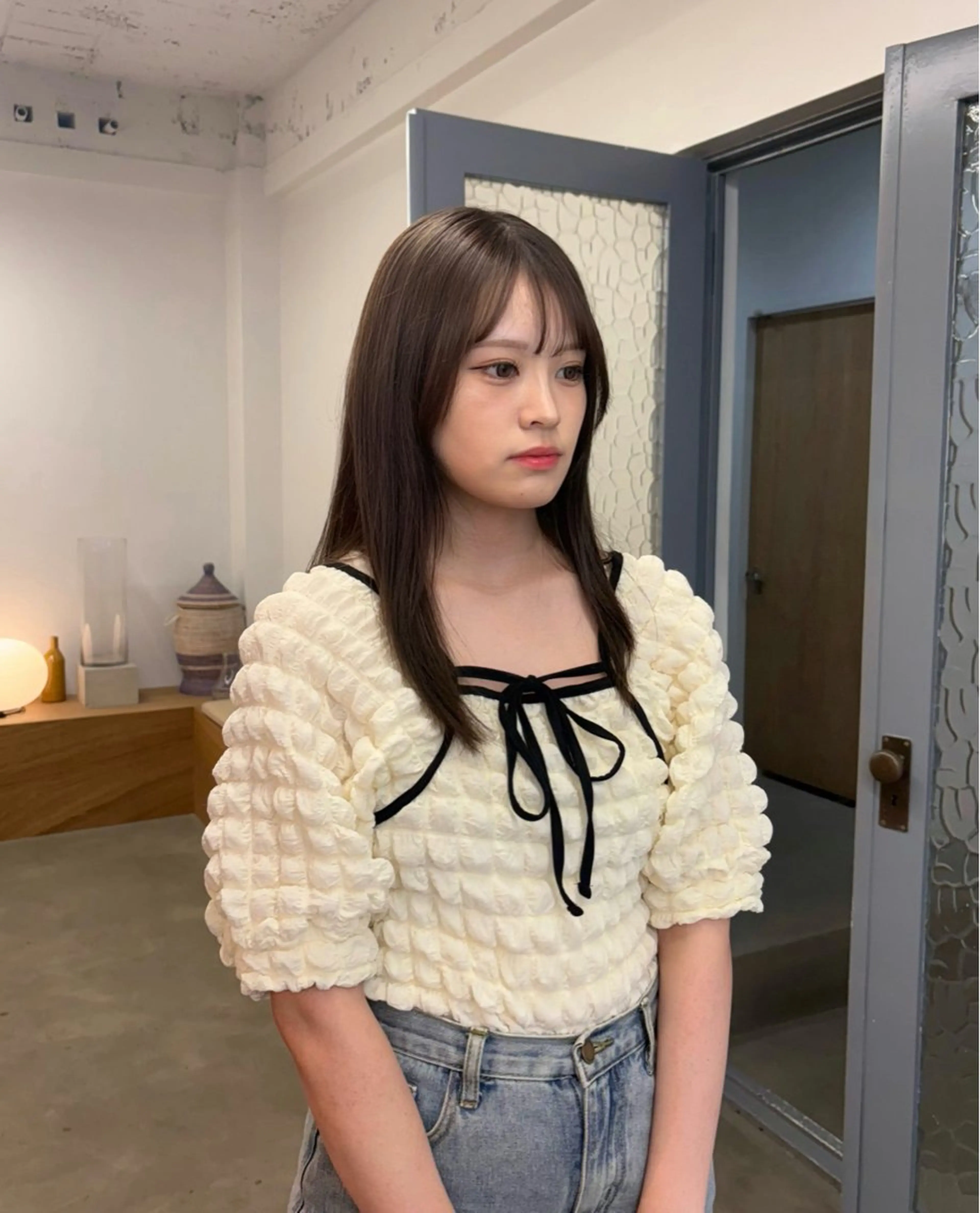 カラー 吉野 新菜のヘアスタイル