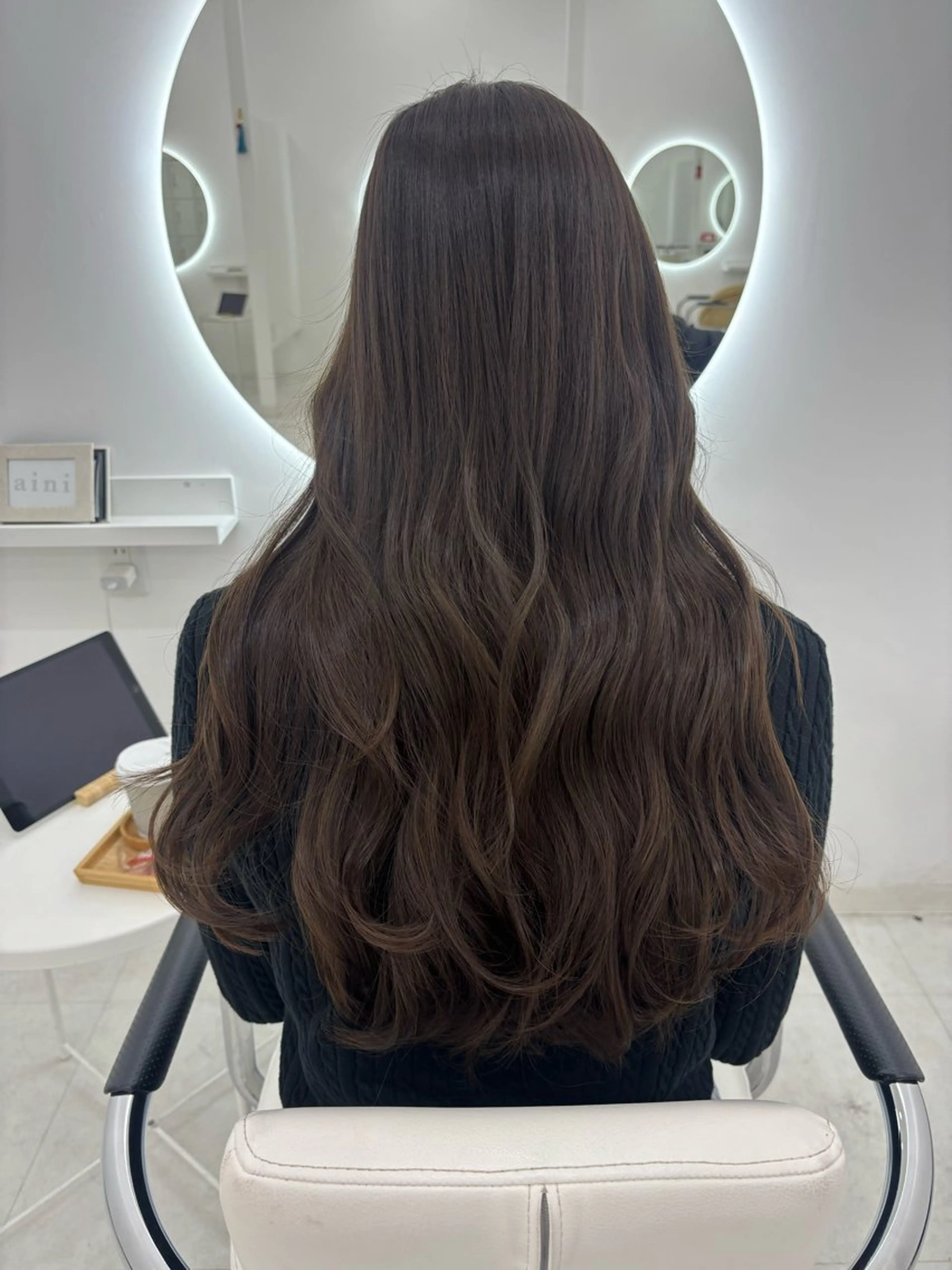 ロング カラー カット ヘアカラー トリートメント 【aini天王寺】 𝐚𝐢𝐫𝐢✂︎のヘアスタイル