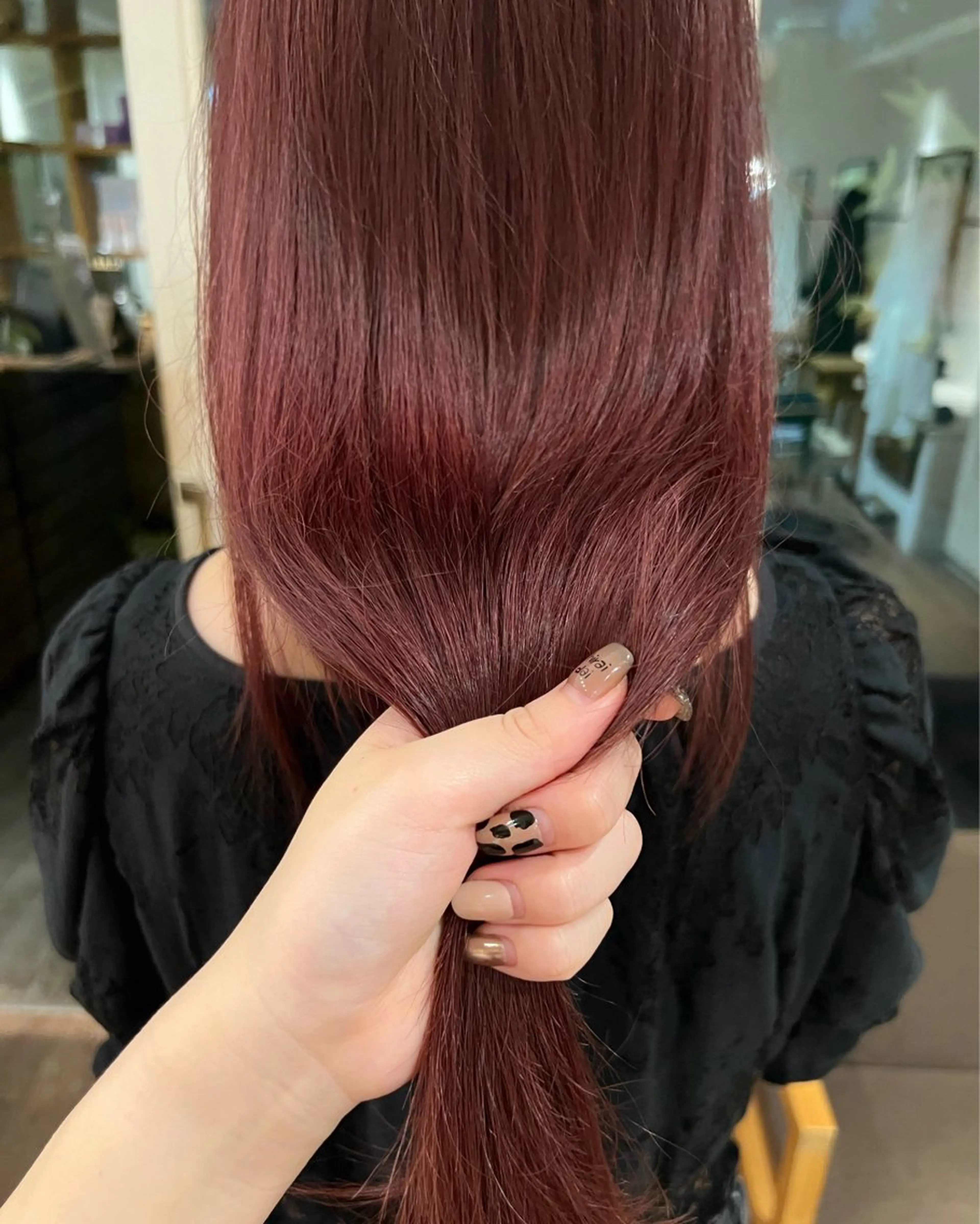 高発色☆ブリーチなしダブルカラー＋カット＋トリートメントの写真