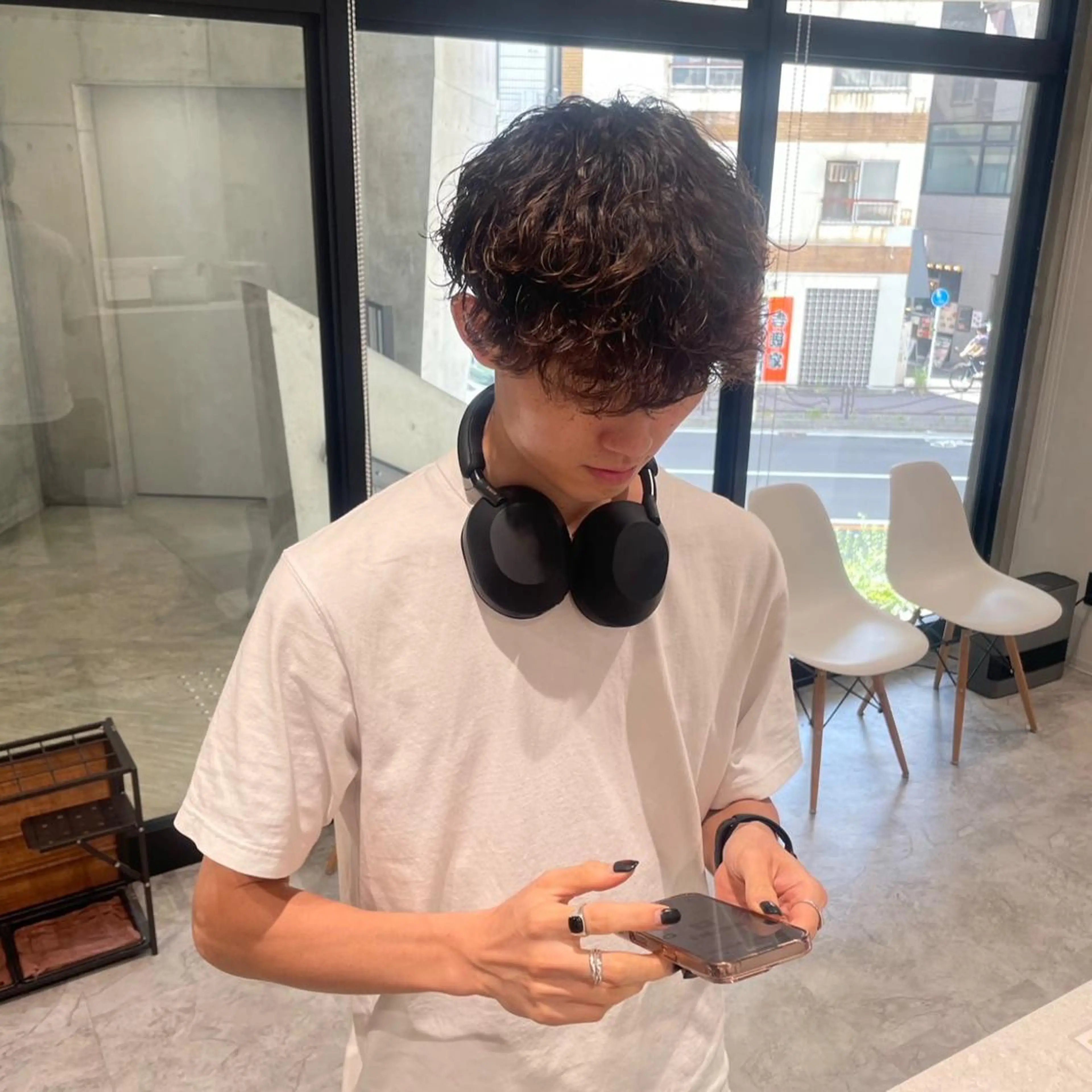 【メンズ/平日限定】🐩カット+ベーシックパーマ🐩の写真