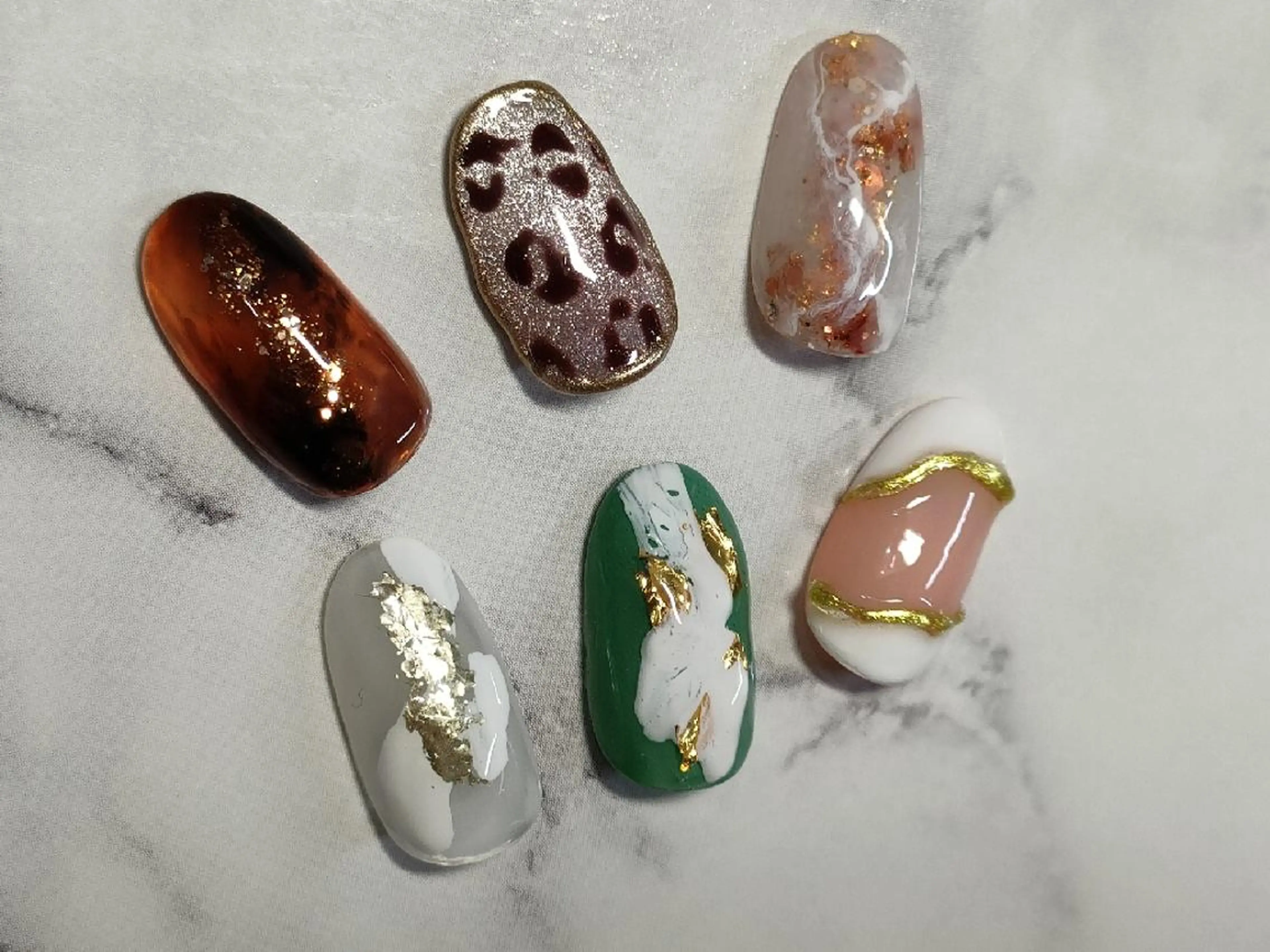 ネイル アートネイル ニュアンスネイル 平野 亜季のネイルデザイン