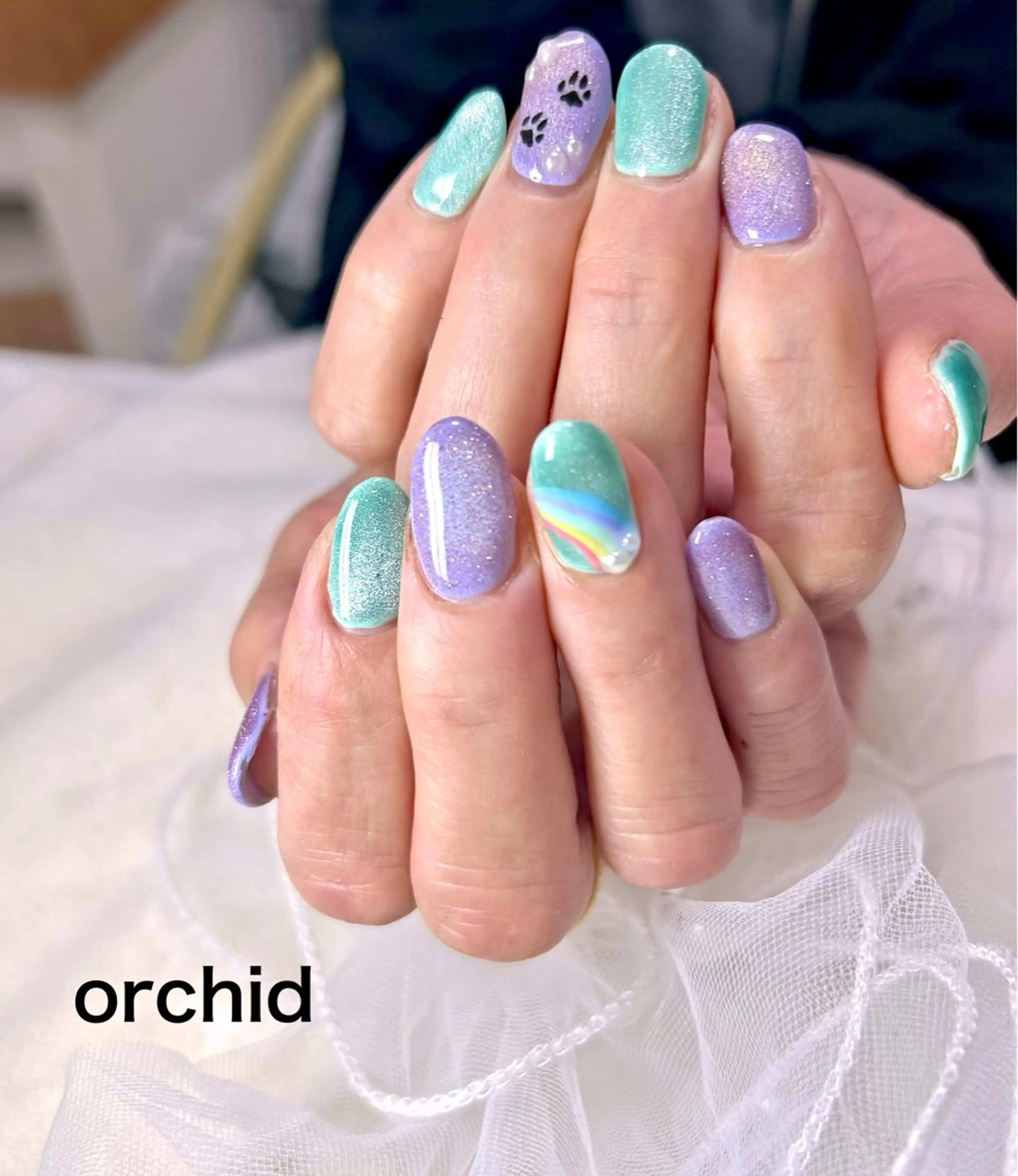 ネイル orchid ♡オーキッドのネイルデザイン