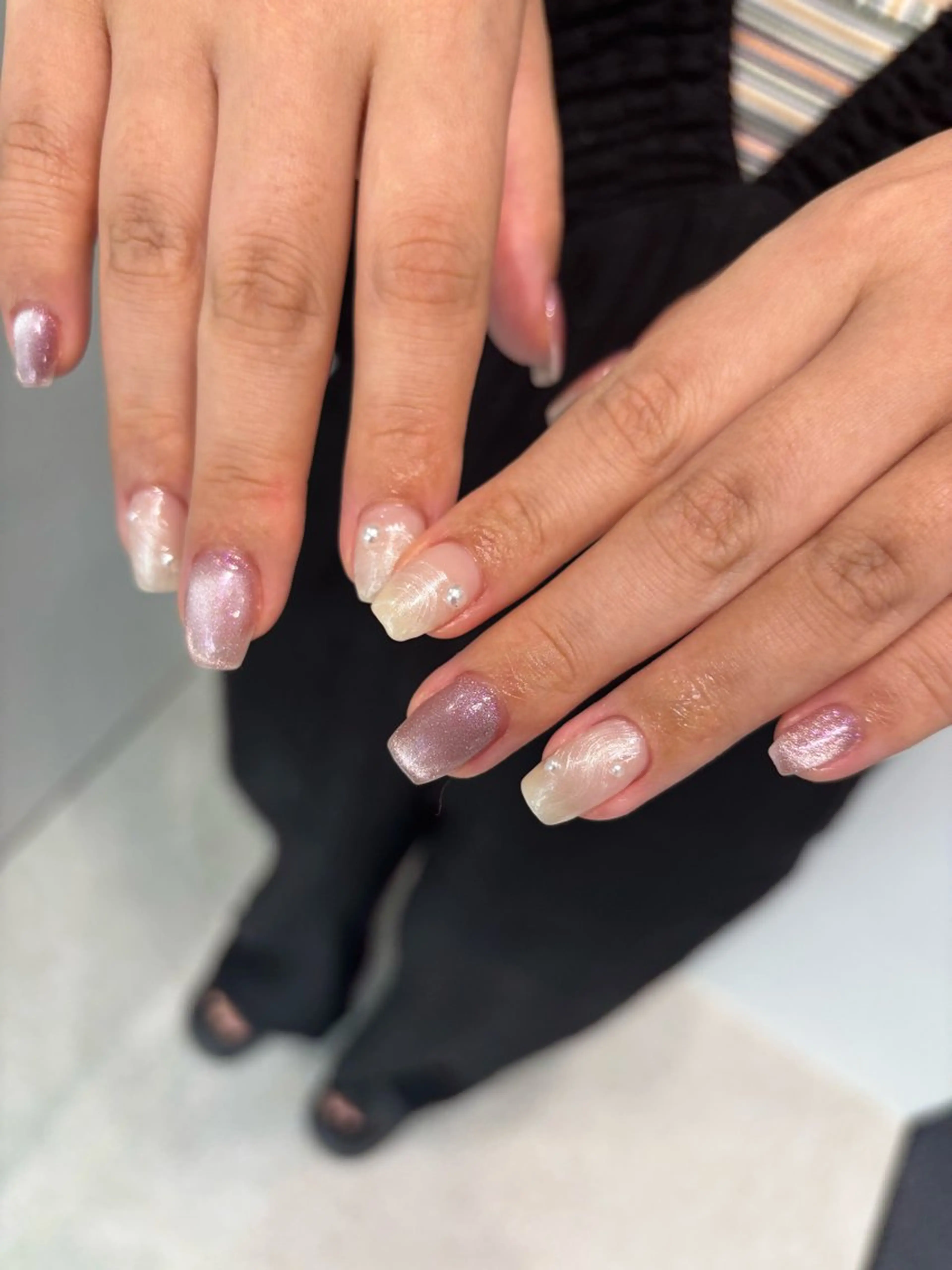 ネイル ニュアンスネイル kanell（カネル）/所属・kanell⭐︎ ニュアンスネイルのネイルデザイン