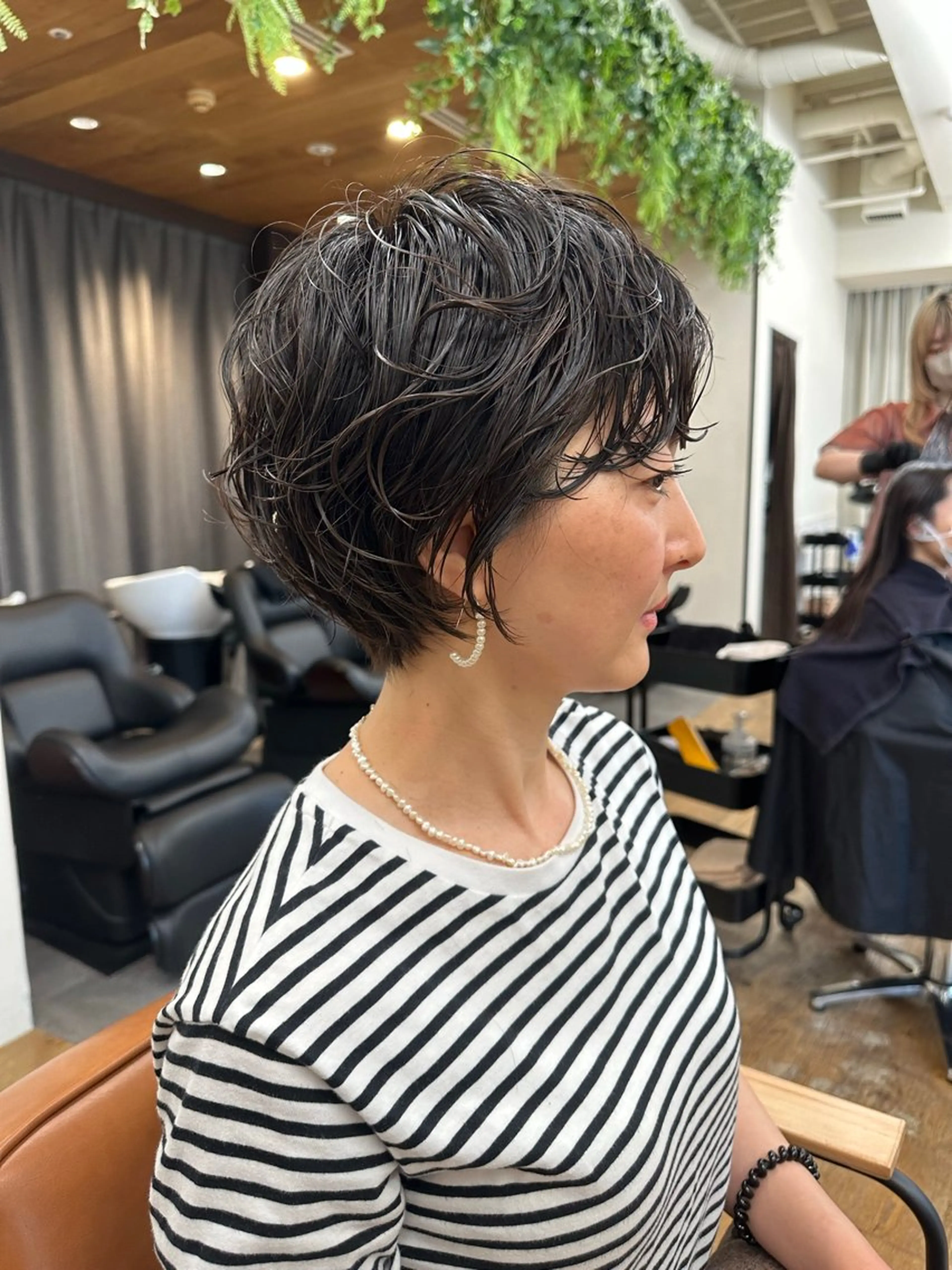 ショート パーマ 銀座似合わせショート 店長　広瀬和輝のヘアスタイル