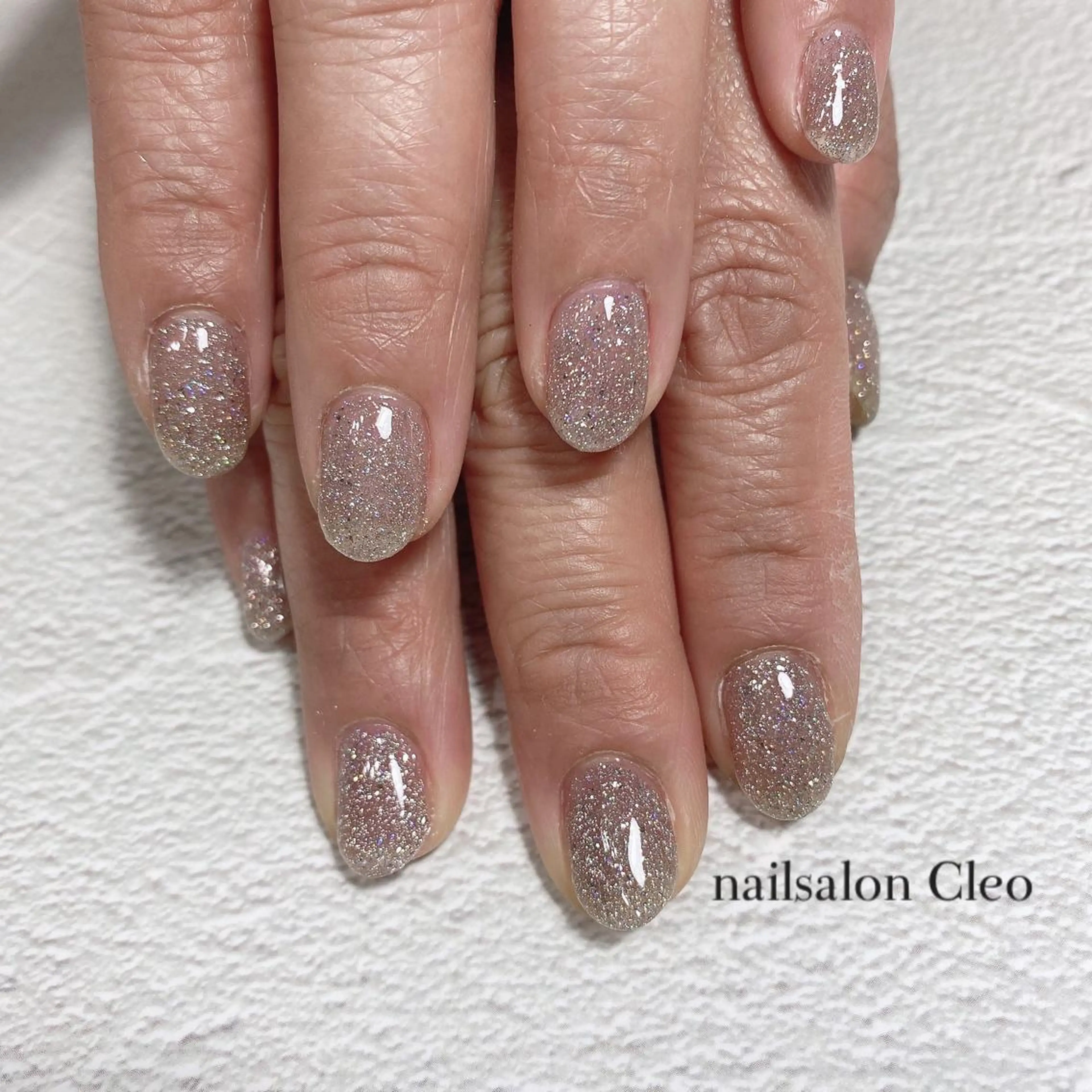 ネイル フラッシュネイル ジェルネイル ワンカラーネイル Cleo クレオのネイルデザイン