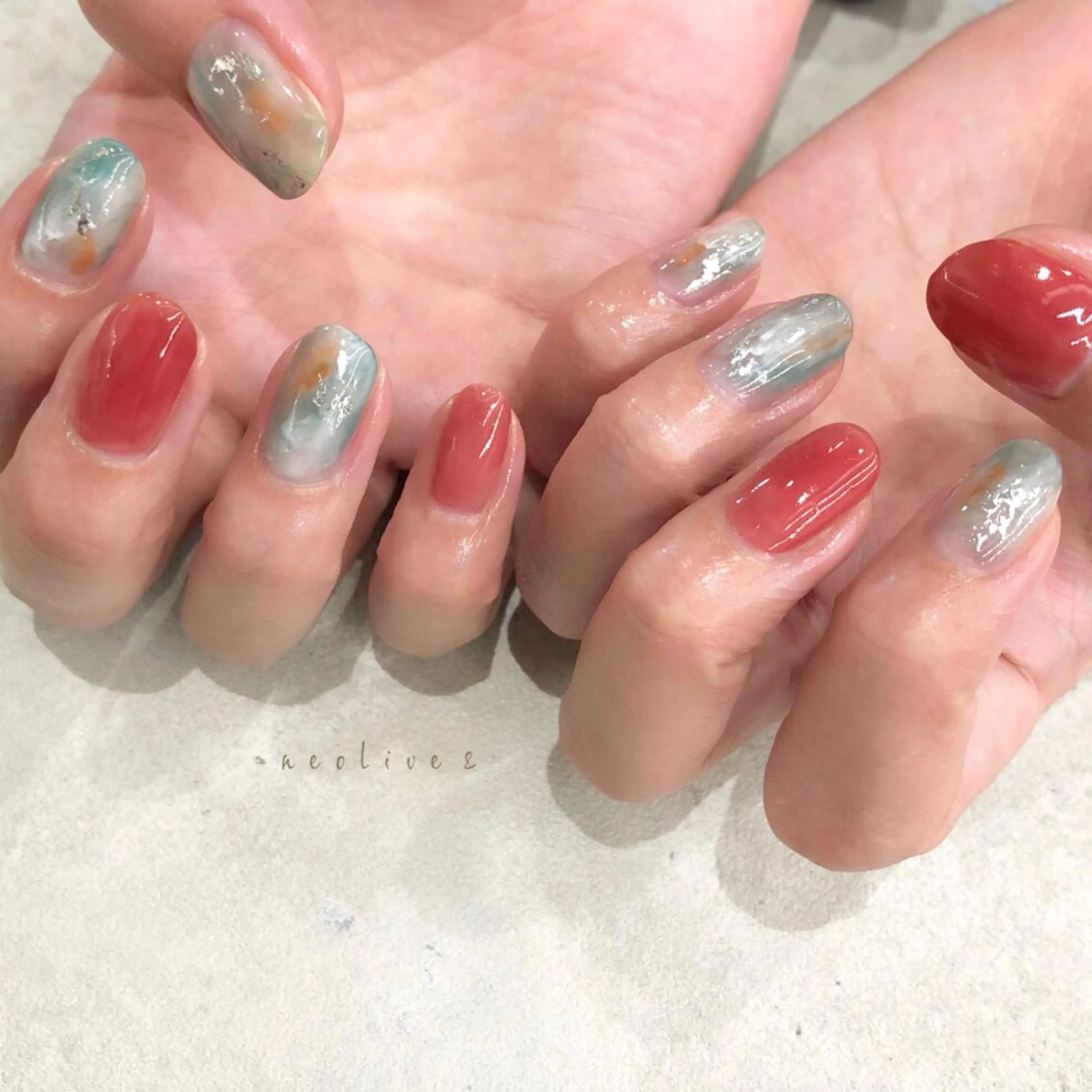 ネイル ハンドネイル Yuriko Omi パラジェル/渋谷のネイルデザイン