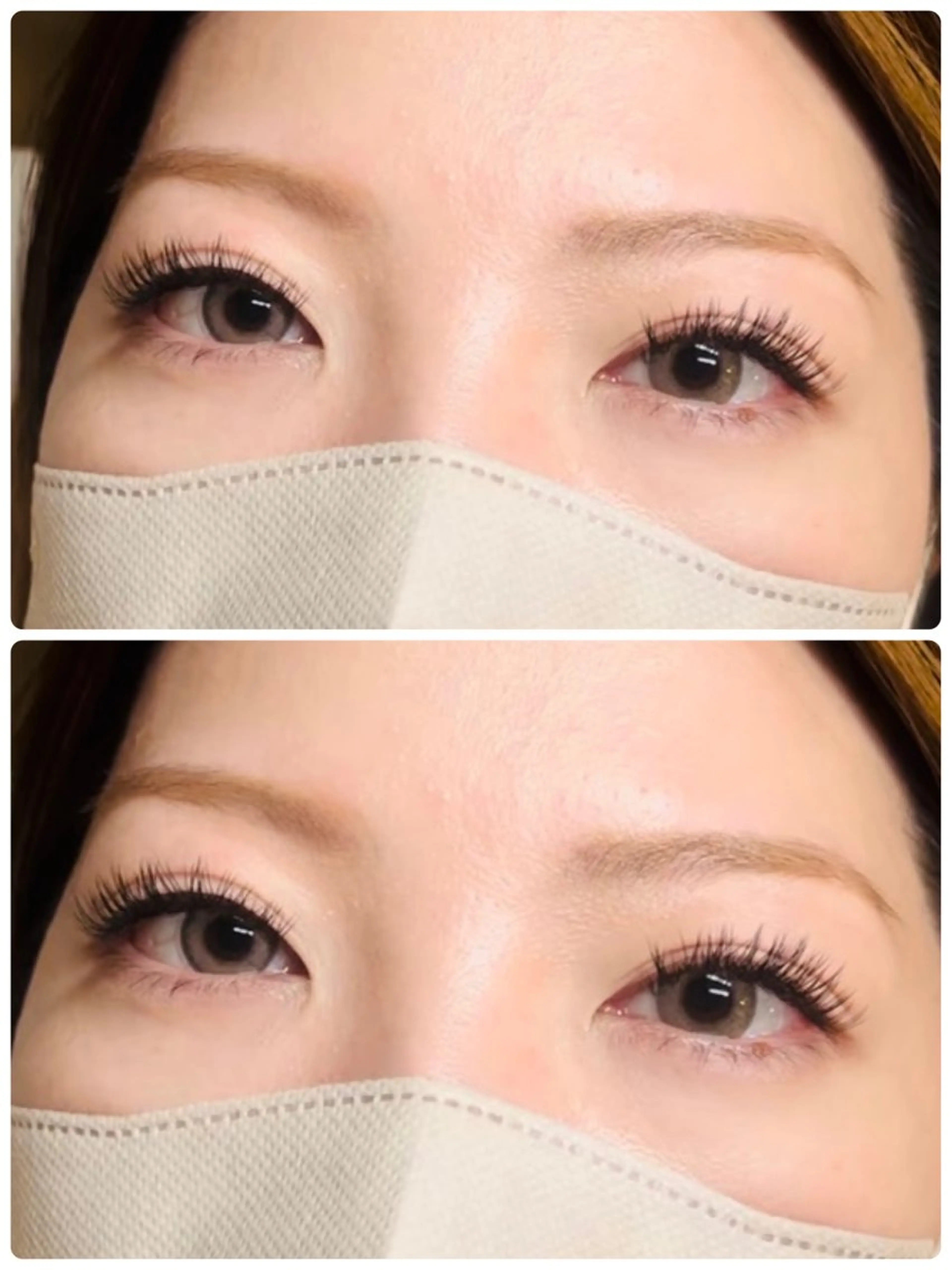 マツエク・マツパ フラットラッシュ Lカール Reir所属・Reir・ SHIORIのマツエク・マツパデザイン