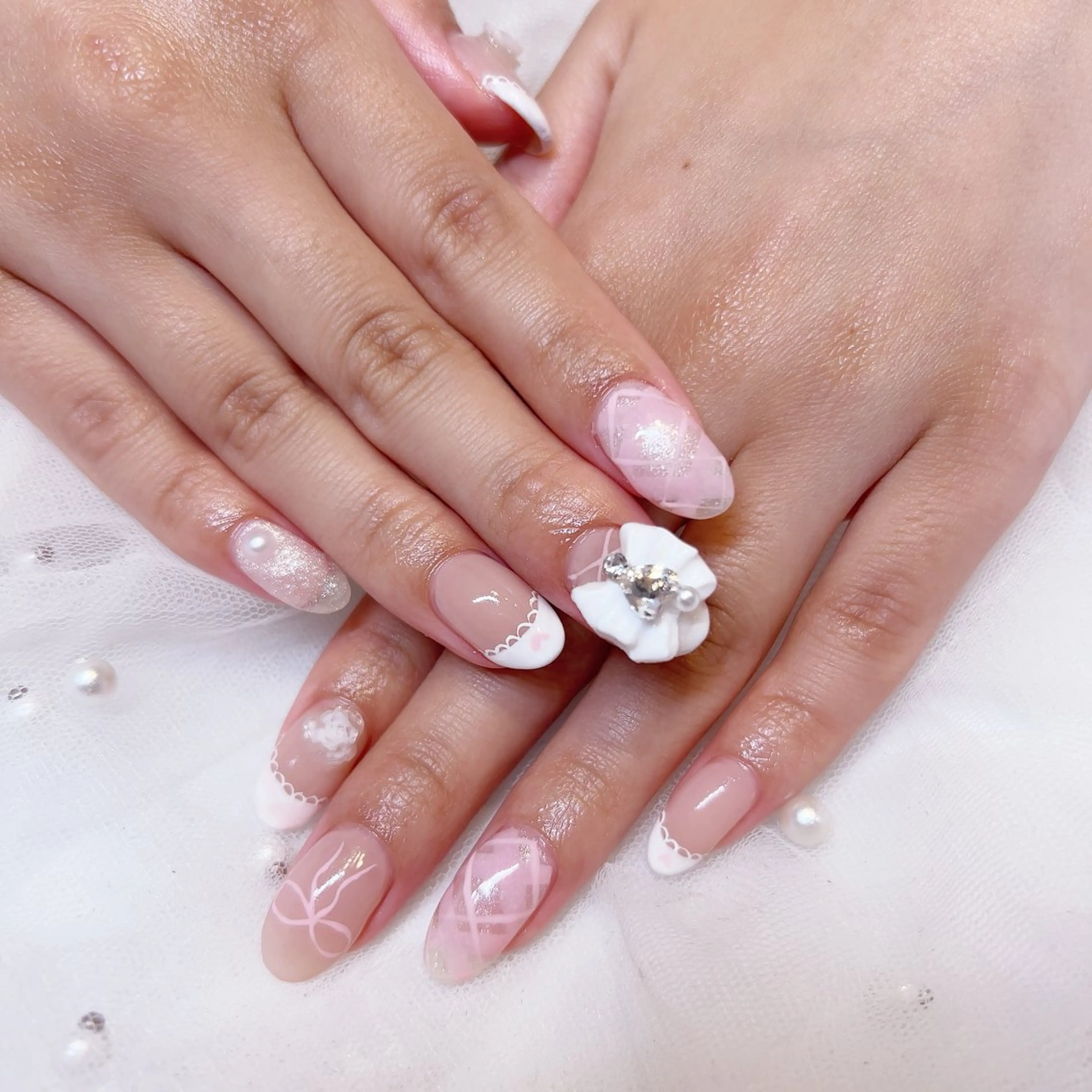 ネイル ハンドネイル nail salon pearのネイルデザイン