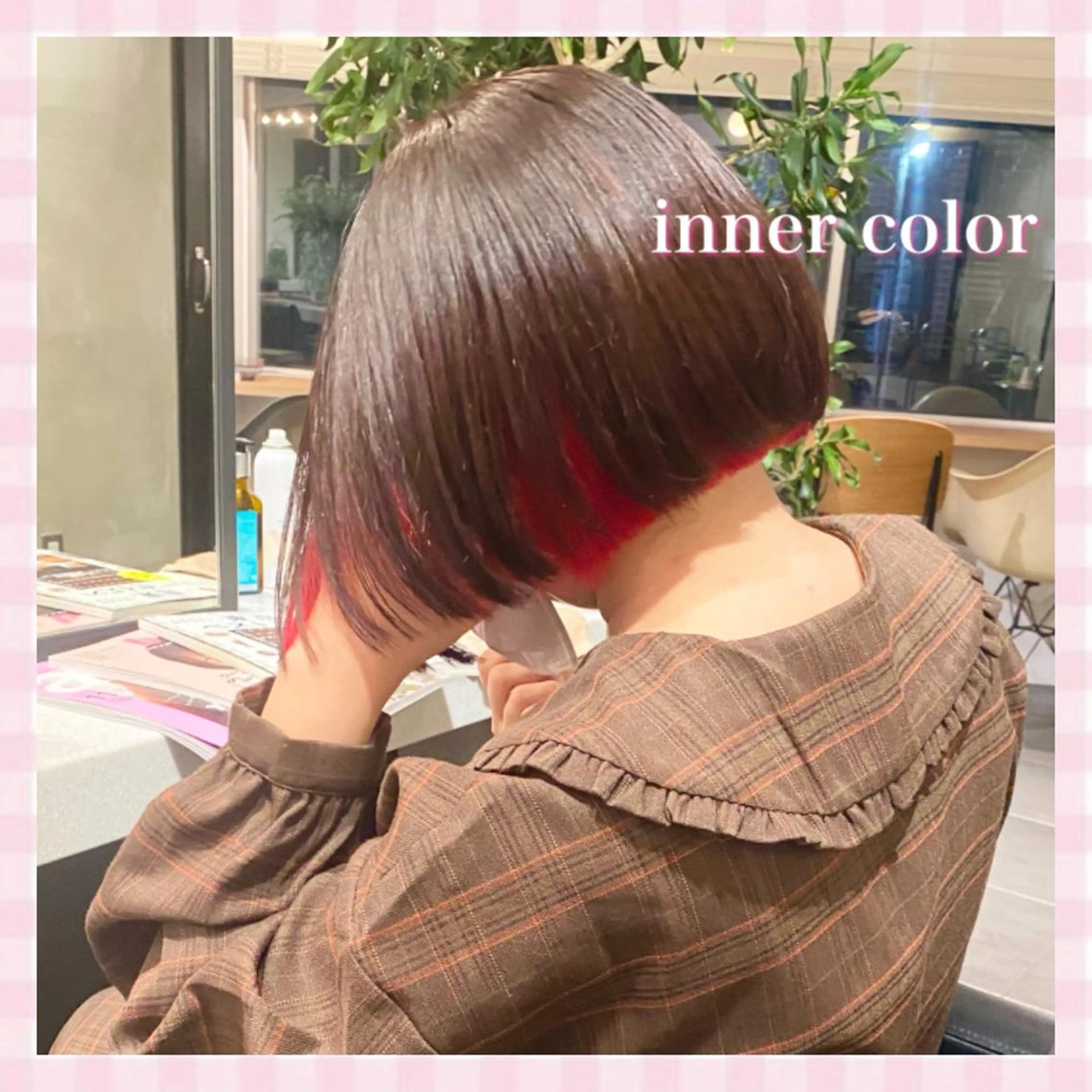 ミディアム カラー 💗ガーリーヘア🎀 saki💗のヘアスタイル