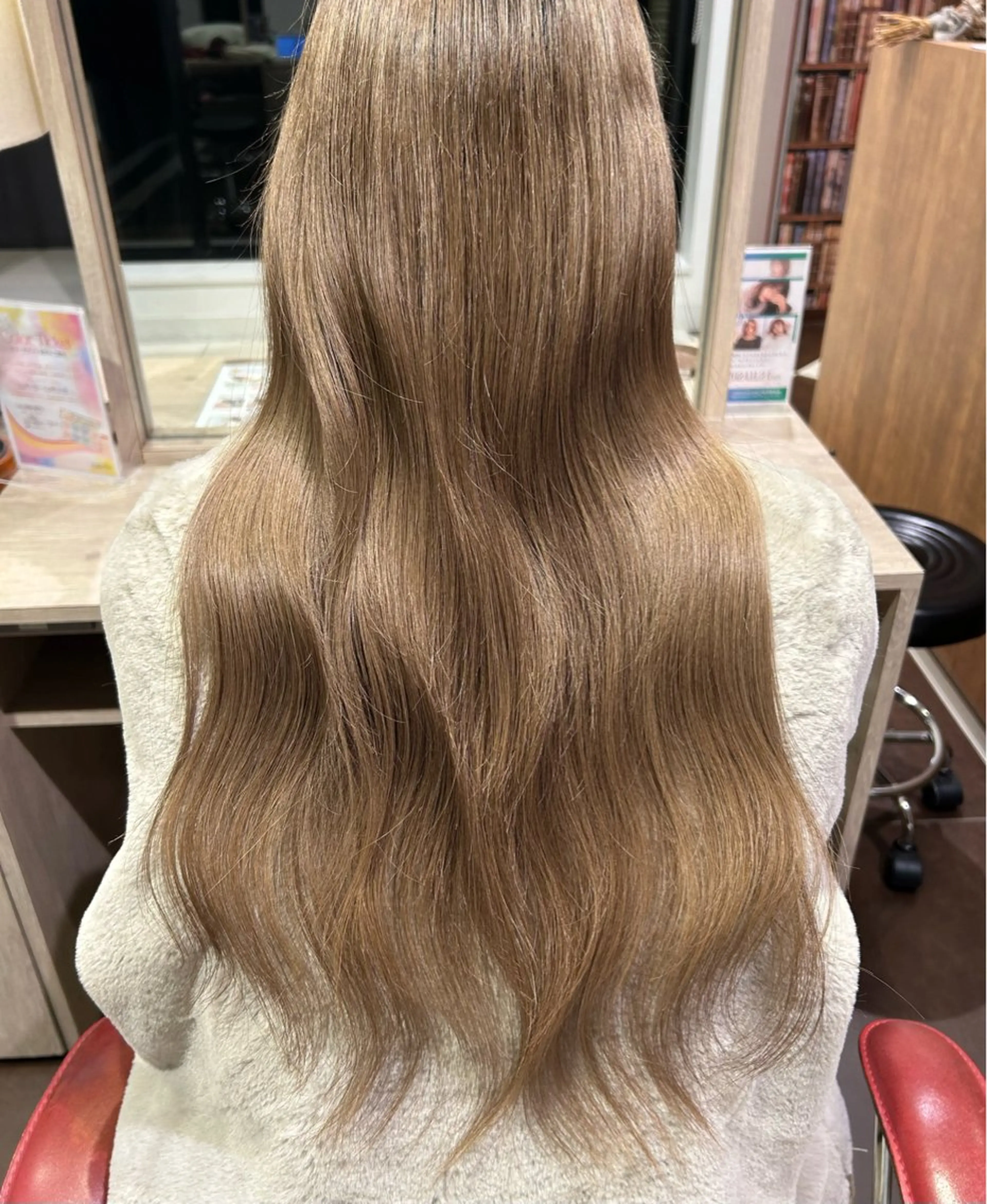 ロング ヘアアレンジ トリートメント ヘアカラー トリートメント 長澤 結妃のヘアスタイル