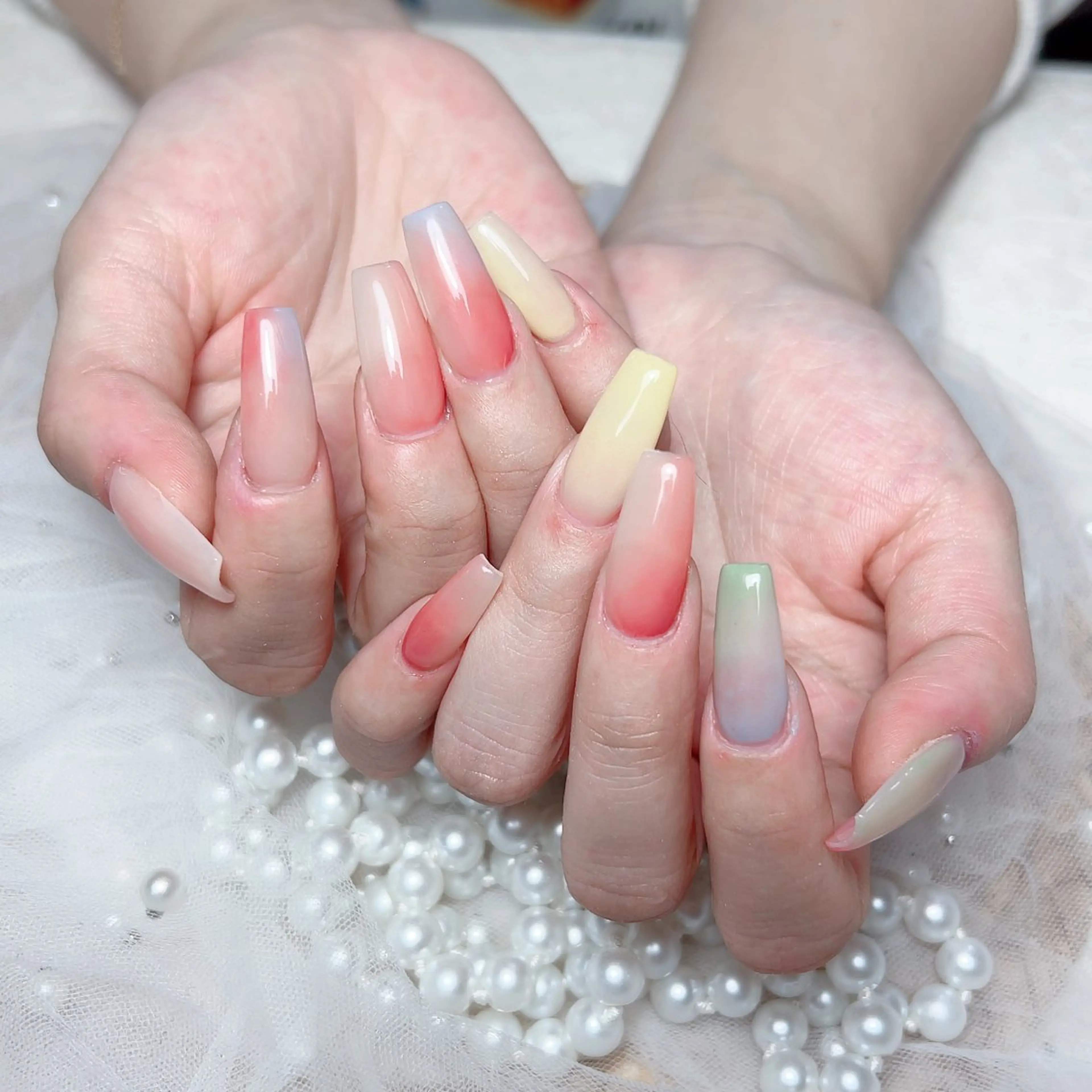 ネイル M🌷nail 長さだし専門店のネイルデザイン