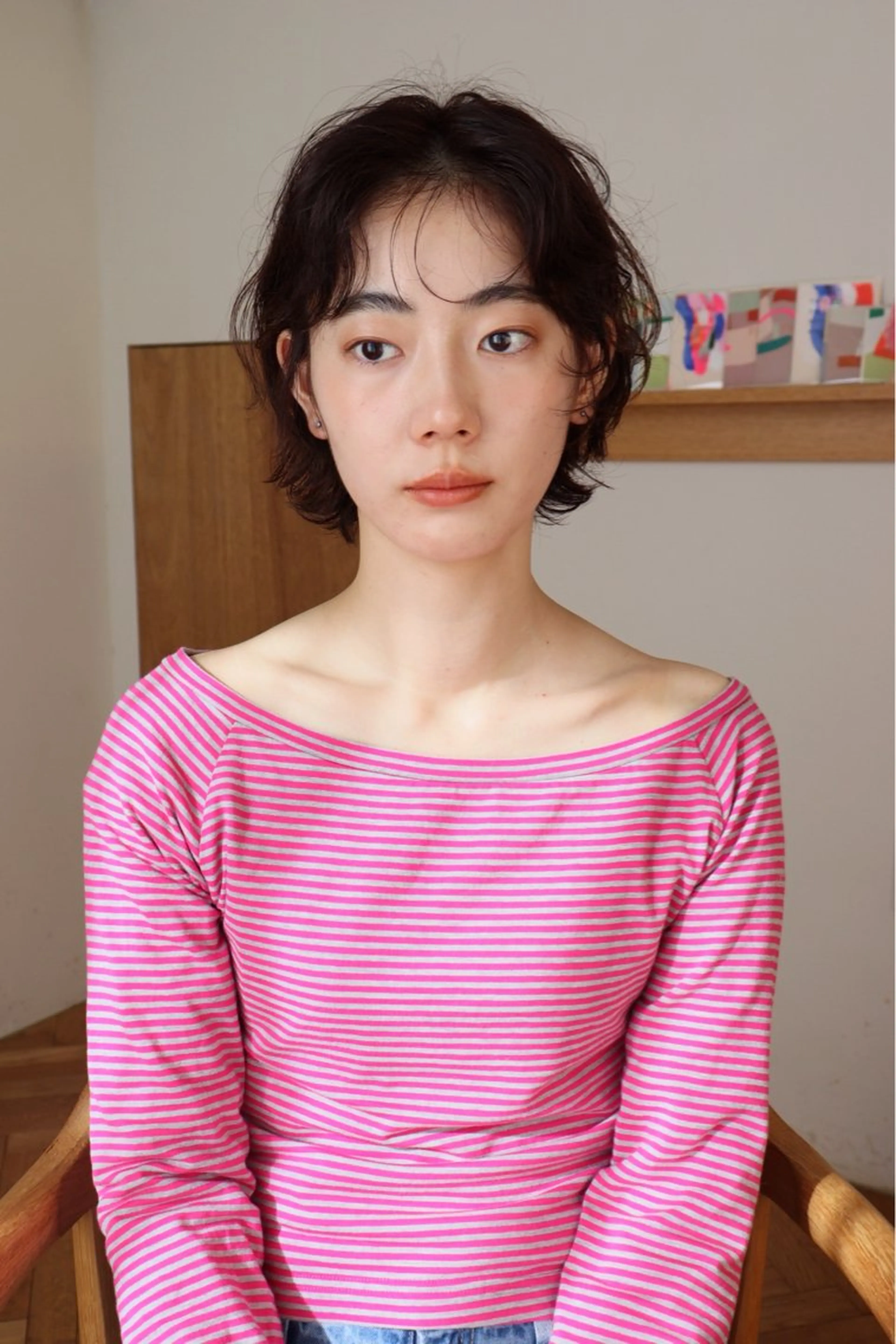ショート カラー カット ヘアカラー トリートメント 美空🐇 レイヤー / 透明感カラー🩰のヘアスタイル