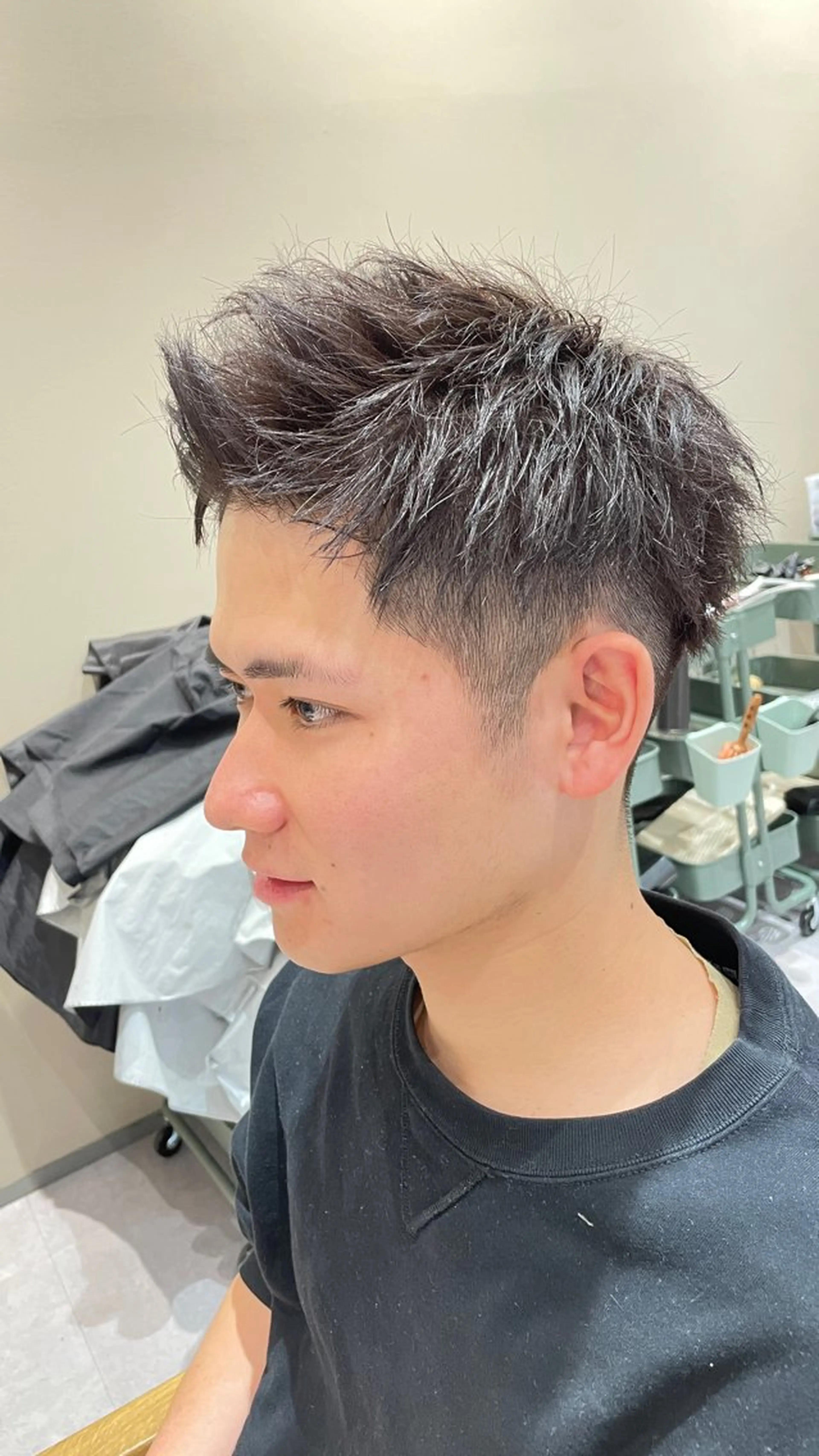 メンズ Spin hair ツジモトチハルのヘアスタイル