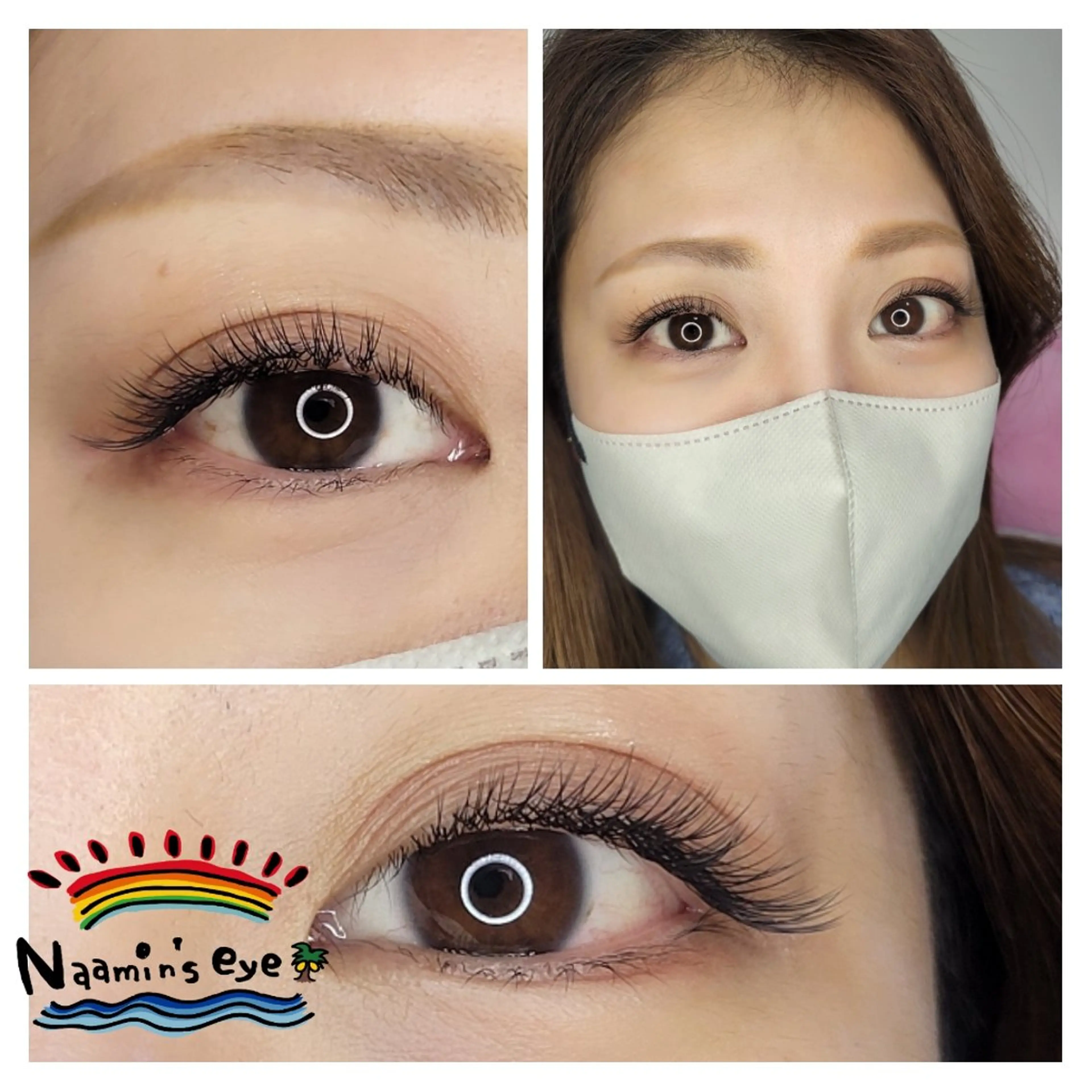 マツエク・マツパ Cカール マツエク Naamin's eye所属・Naamin's eyeのマツエク・マツパデザイン