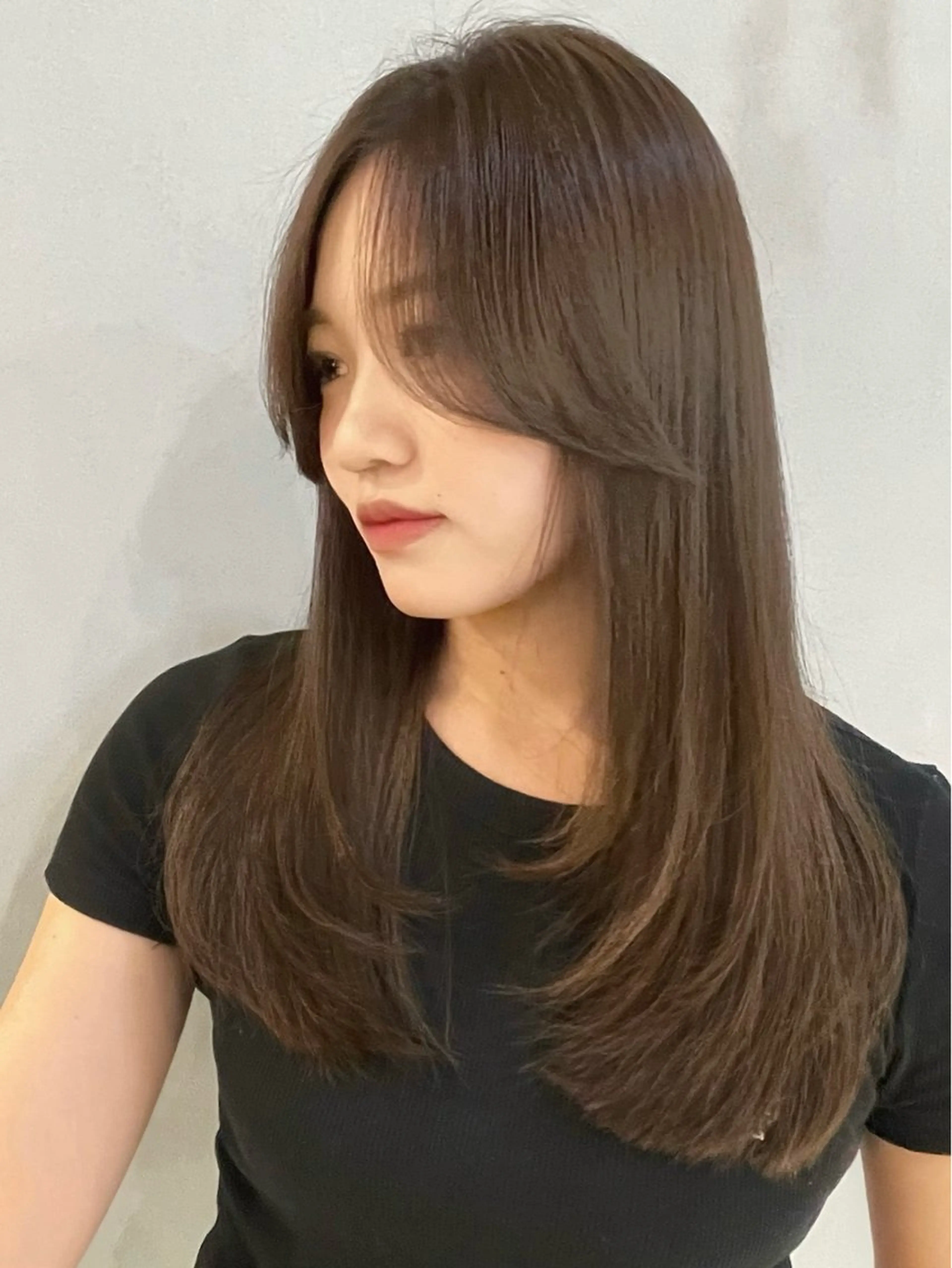 カット＋ブリーチなしダブルカラー+極艶トリートメントの写真