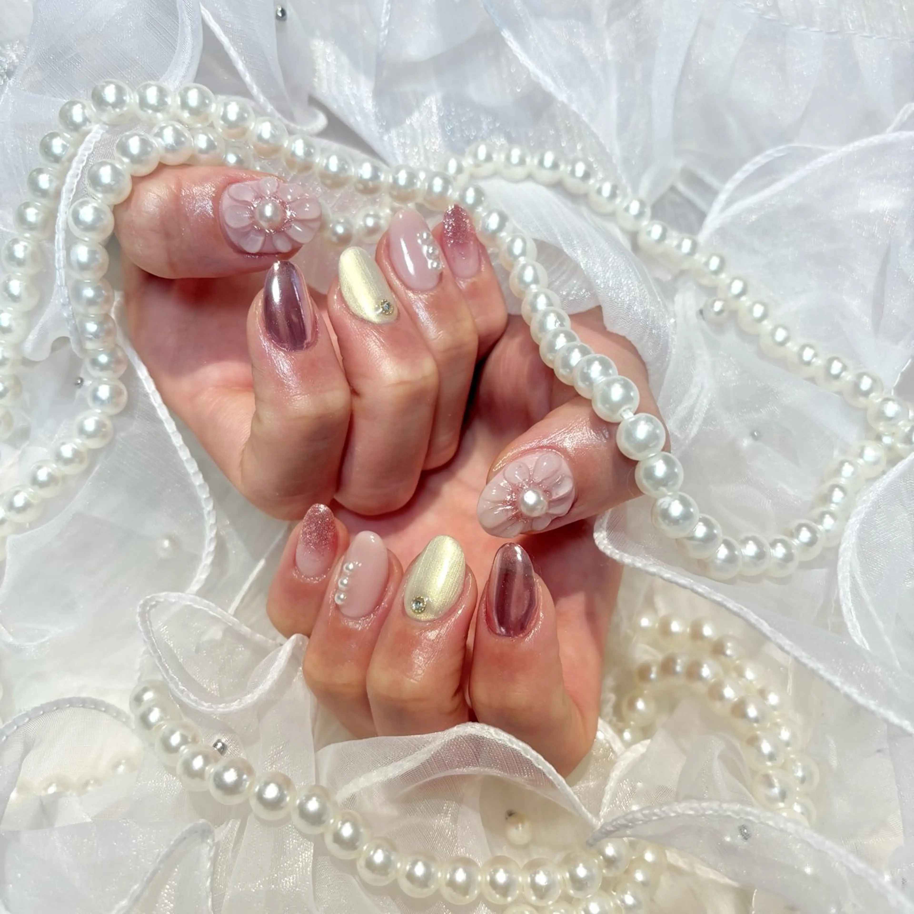 ネイル WISTERIA yunaのネイルデザイン