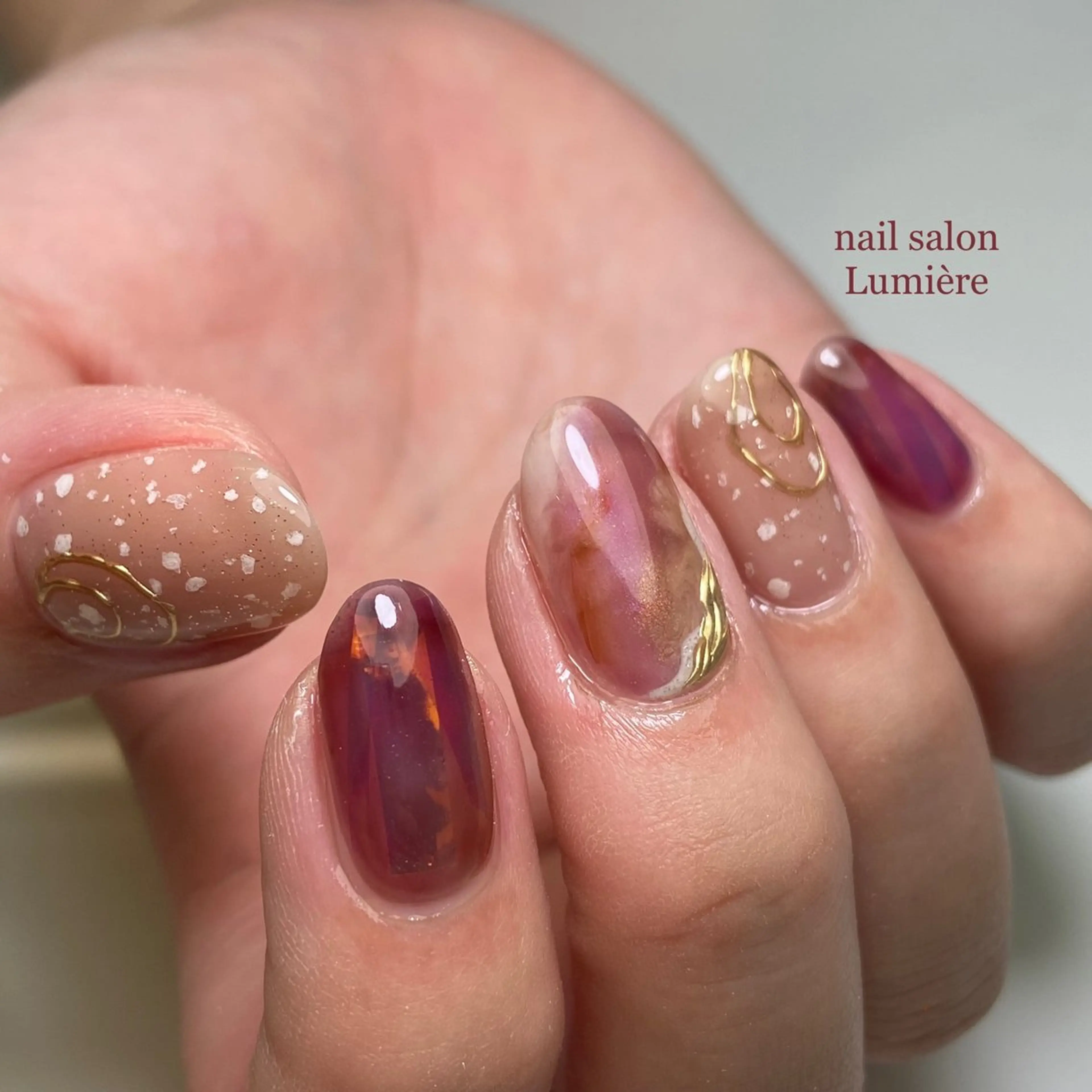 ネイル ハンドネイル nail salon Lumièreのネイルデザイン