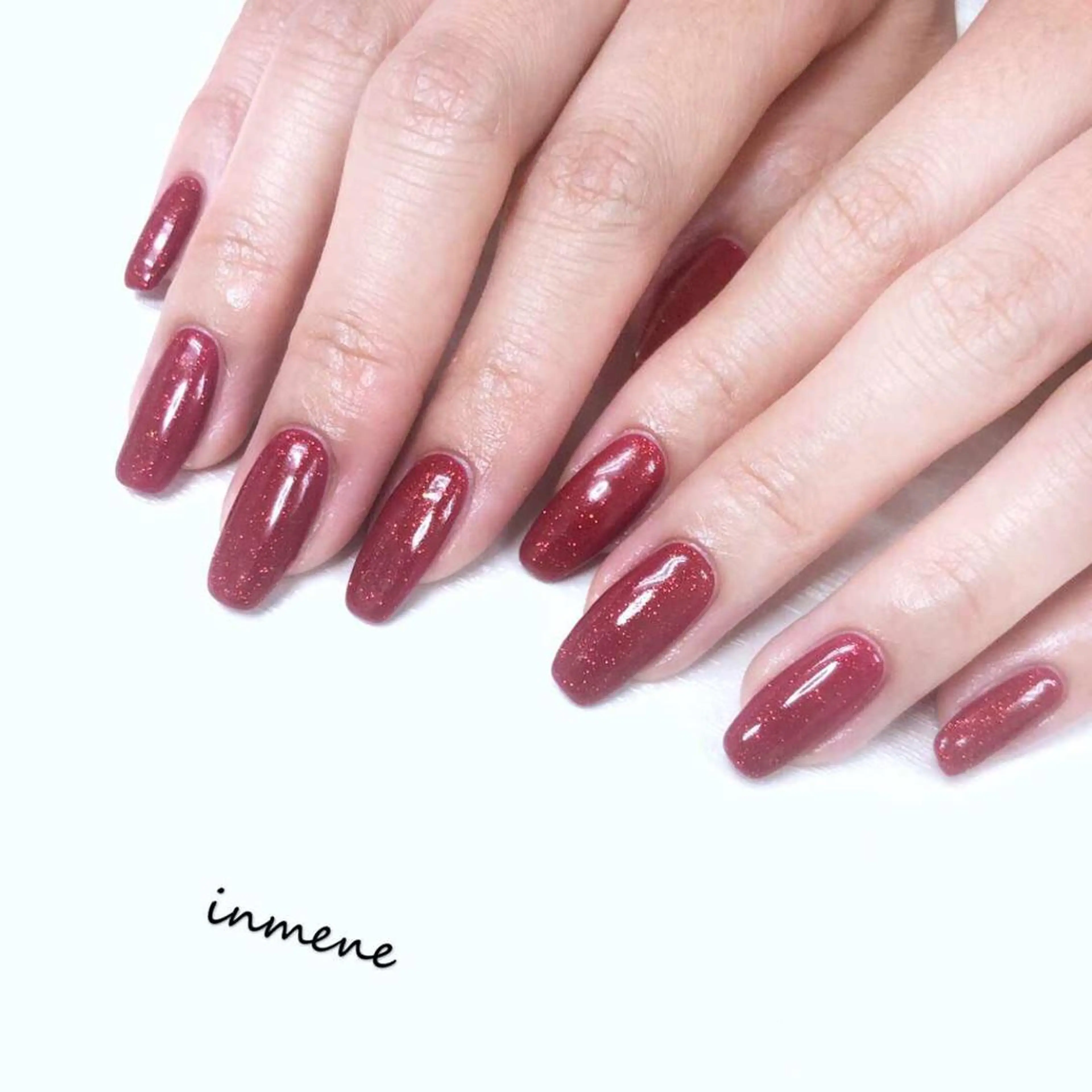 【チップ長さだし】ワンカラー/ラメグラ/マグネット+550円の写真